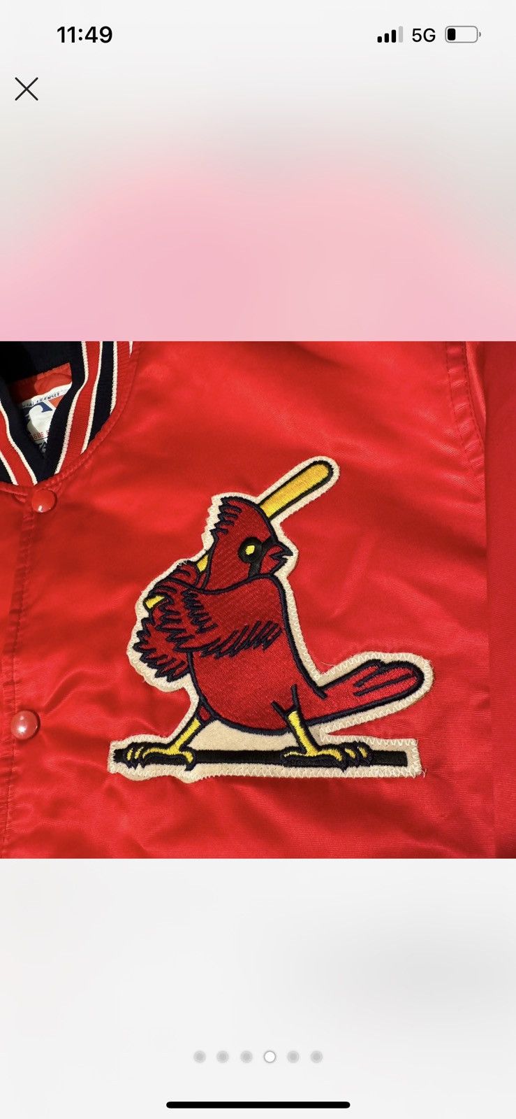 Starter Vintage St Louis Cardinals Starter jacket large Size US L / EU 52-54 / 3 - 4 Thumbnail