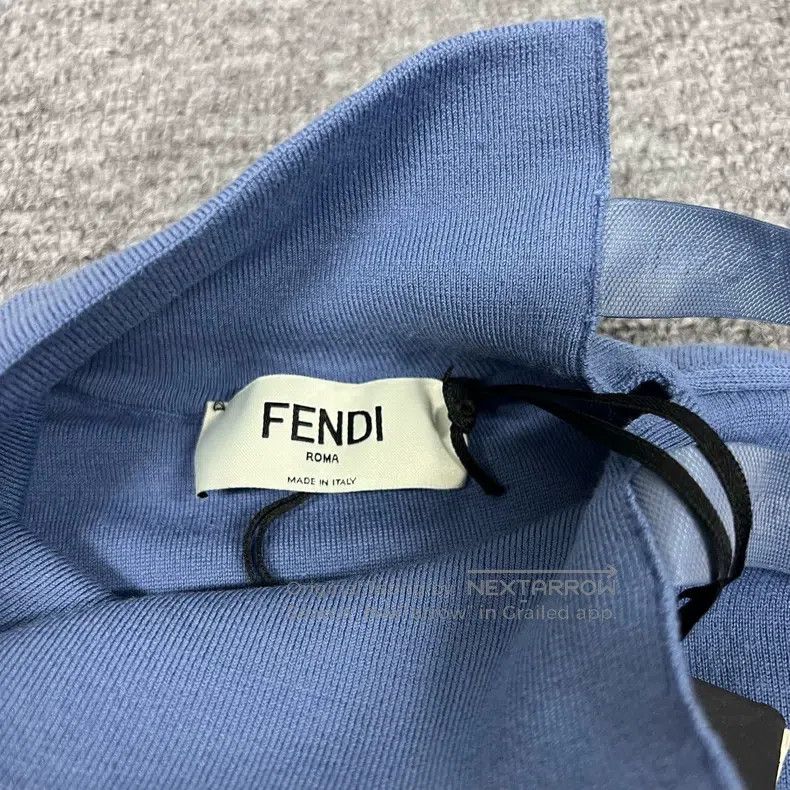 Fendi Fendi 23 show model ribbon wool knit sweater, long sleeve Size XS / US 0-2 / IT 36-38 - 6 Thumbnail