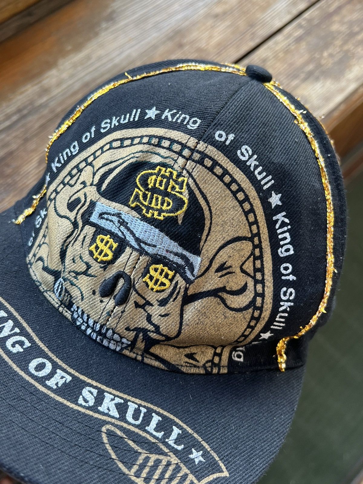Vintage Vintage Y2K Cap King of Skull Affliction Big Logo Hat Size ONE SIZE - 5 Thumbnail