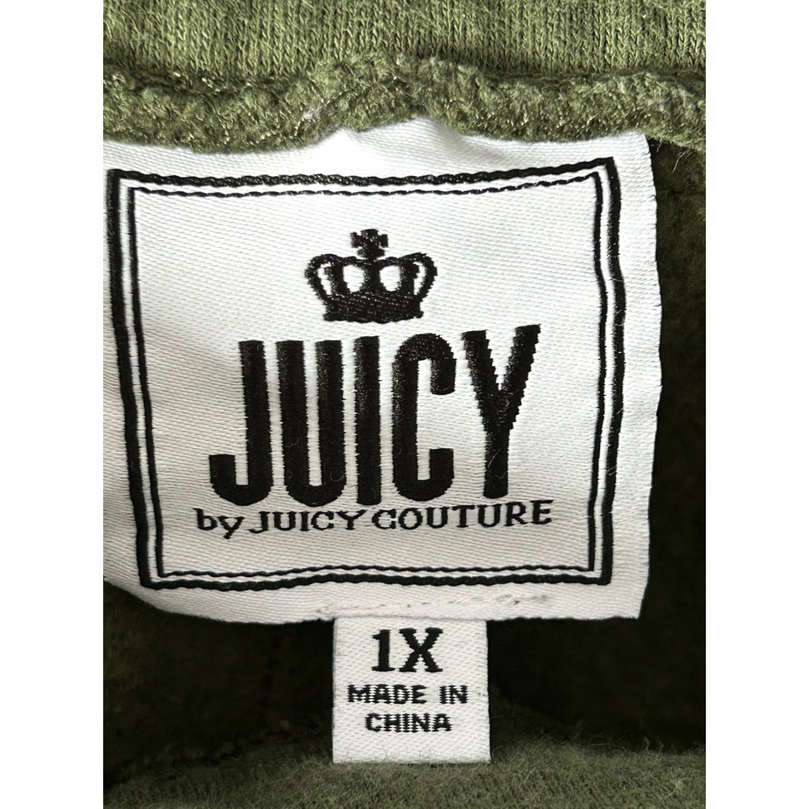 Juicy Couture Juicy Couture Sweatpants Wide Leg Green XL Women Regular Pull On Size 40" / US 18 - 6 Thumbnail