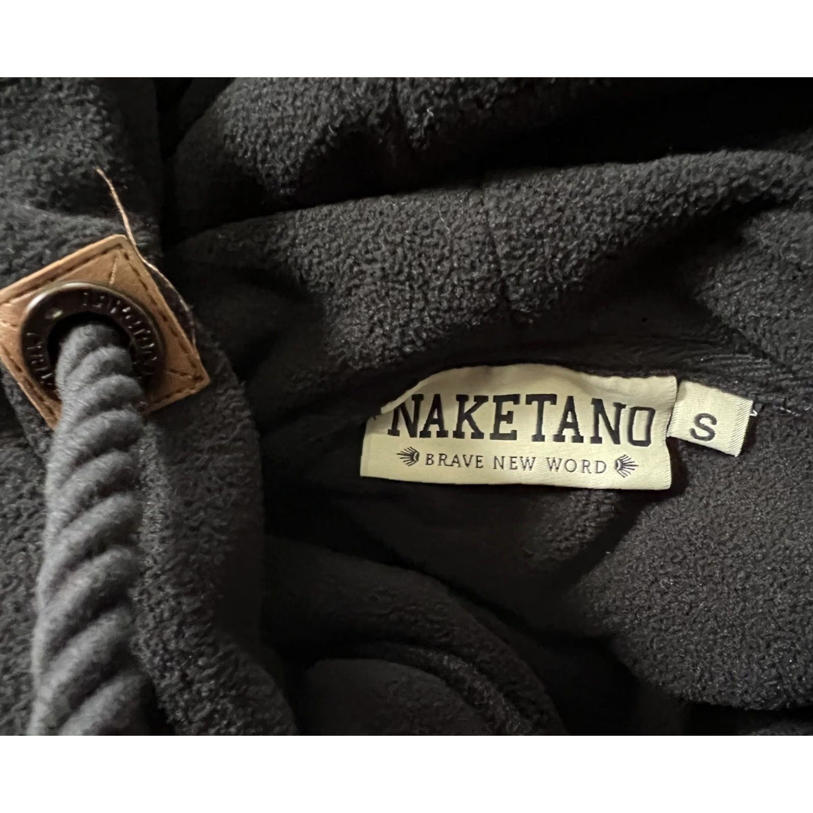 Vintage VINTAGE NAKETANO Black Fleece Hoodie Womens S Pullover Size S / US 4 / IT 40 - 7 Thumbnail