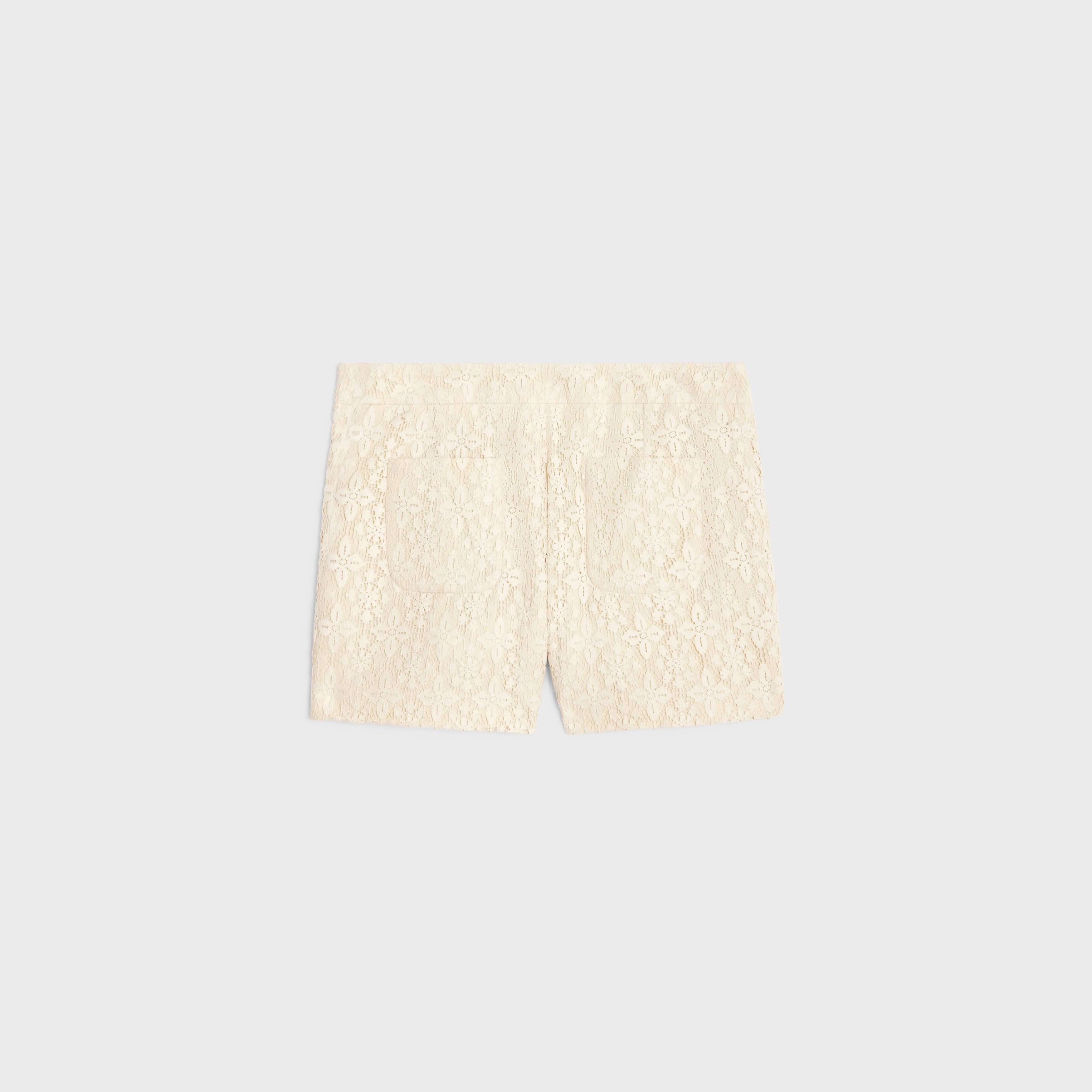 Celine o1w1db10925 2P05A340W Romy Mini Short in Beige Size 30" / US 8 / IT 44 - 2 Thumbnail