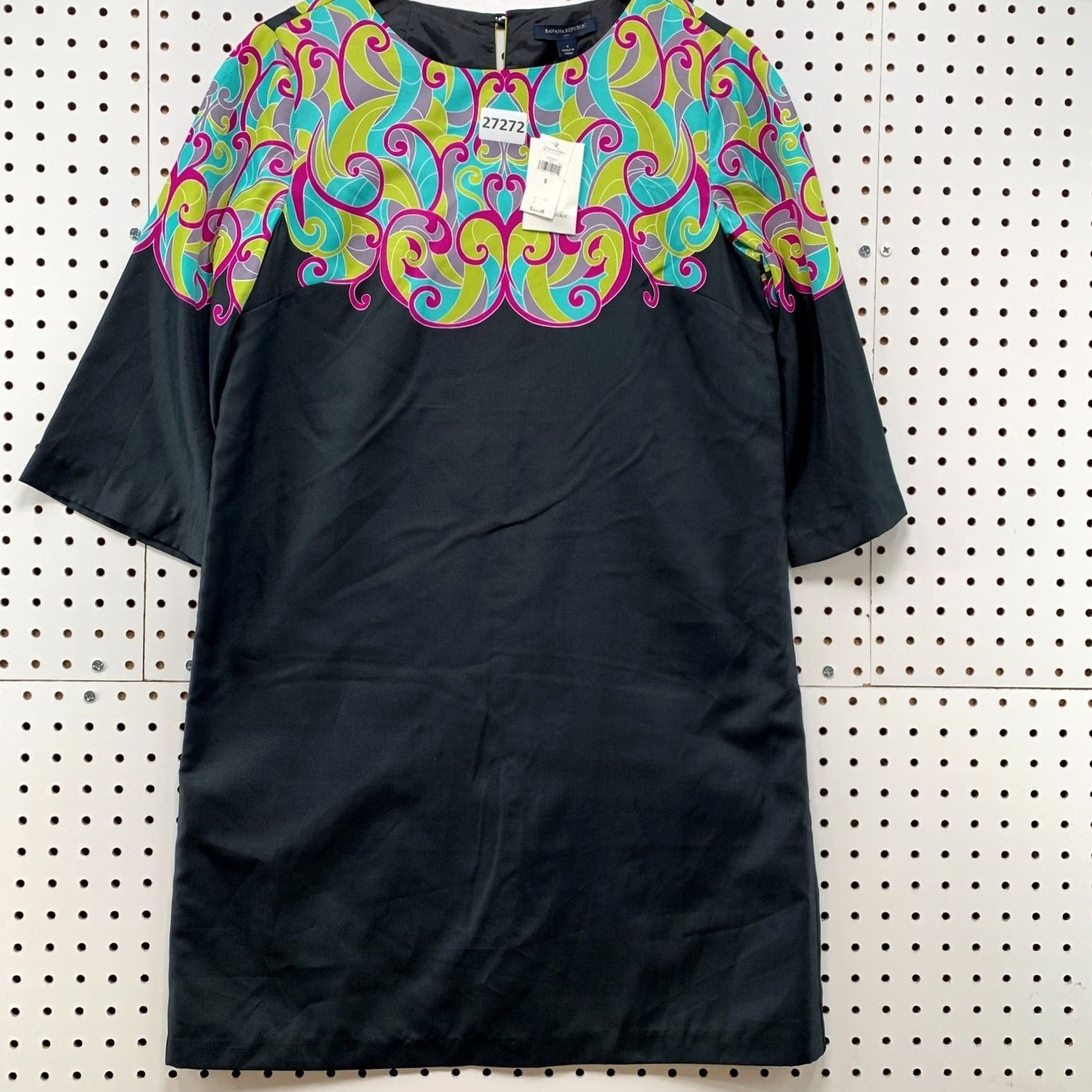 Banana Republic Banana Republic Dress Women Small Black Shift Loose Fit NEW NWT Ladies 18.5x34 Size S / US 4 / IT 40 - 6 Thumbnail