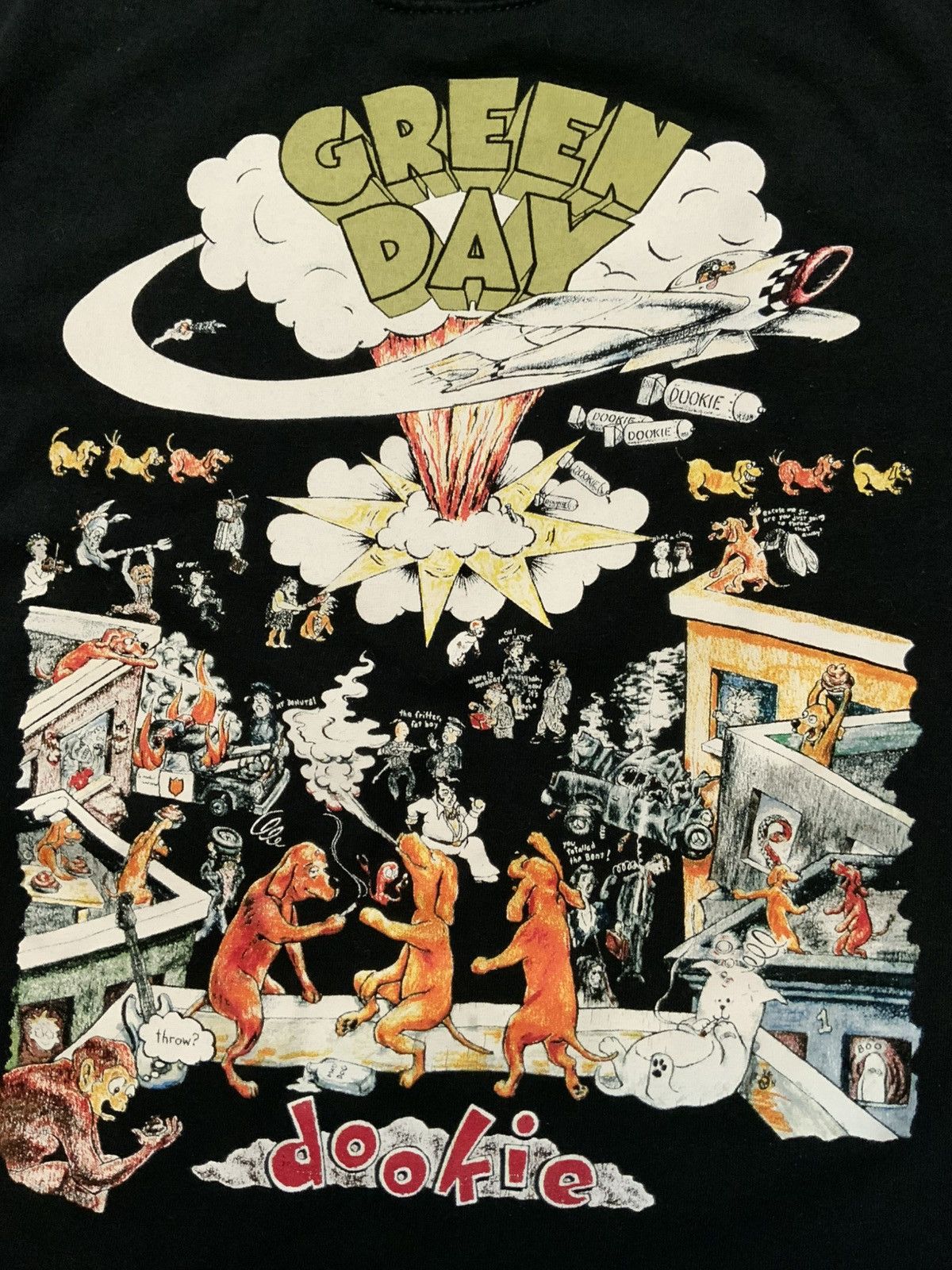 Band Tees Green Day Dookie Album Punk Rock Band Tour Concert T-Shirt Size US S / EU 44-46 / 1 - 5 Thumbnail