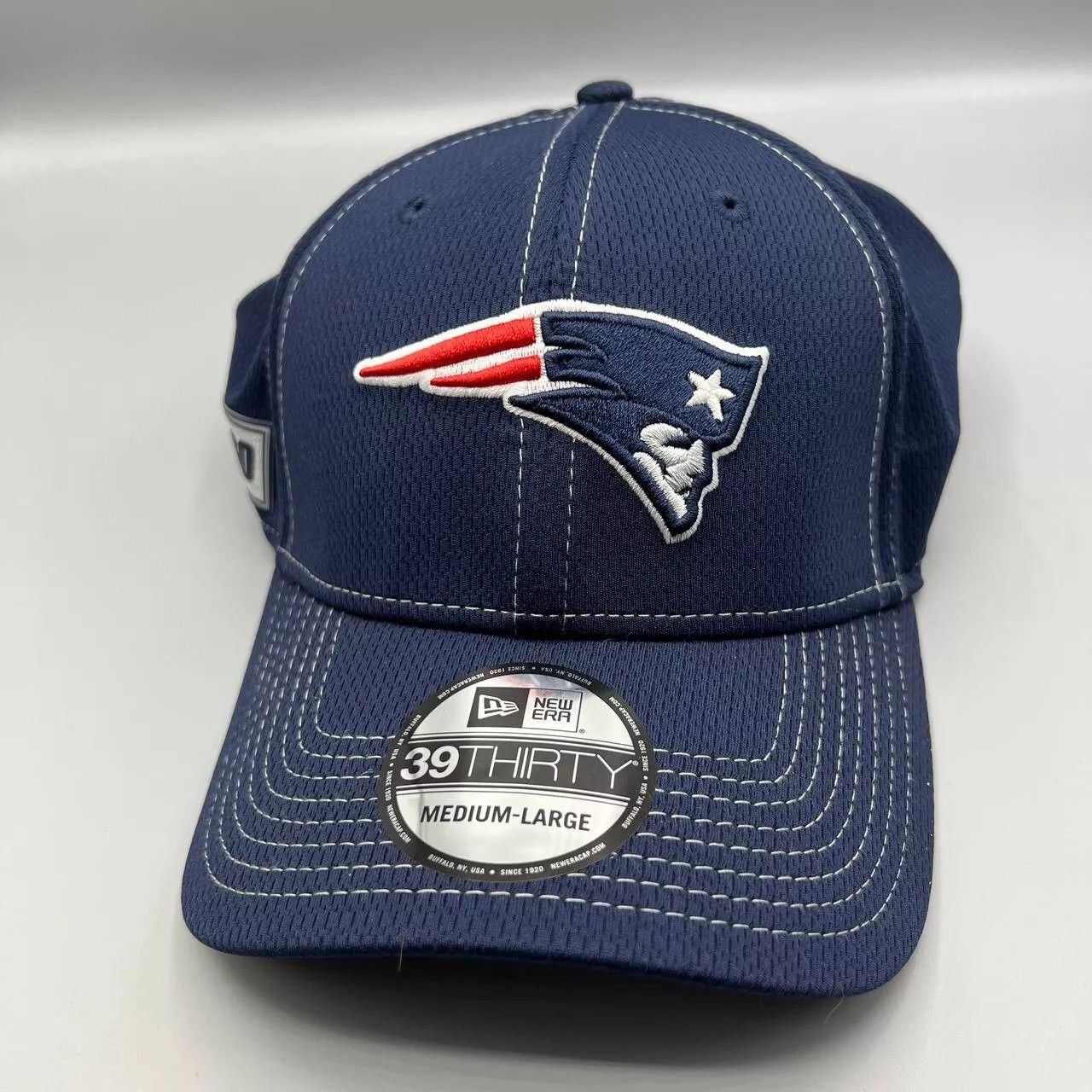 New Era New England Patriots Hat Men M-L Stretch Fitted New Size ONE SIZE - 1 Thumbnail