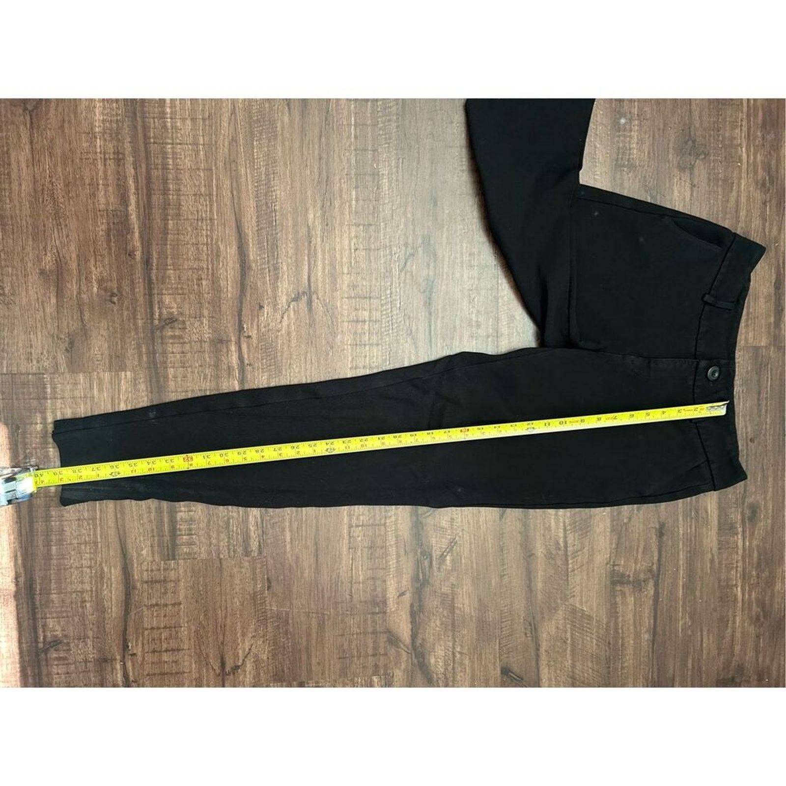 Anthropologie Cabi Black Stretch Skinny Stretch Dress Pants, Sz 10 Size 32" / US 10 / IT 46 - 2 Thumbnail