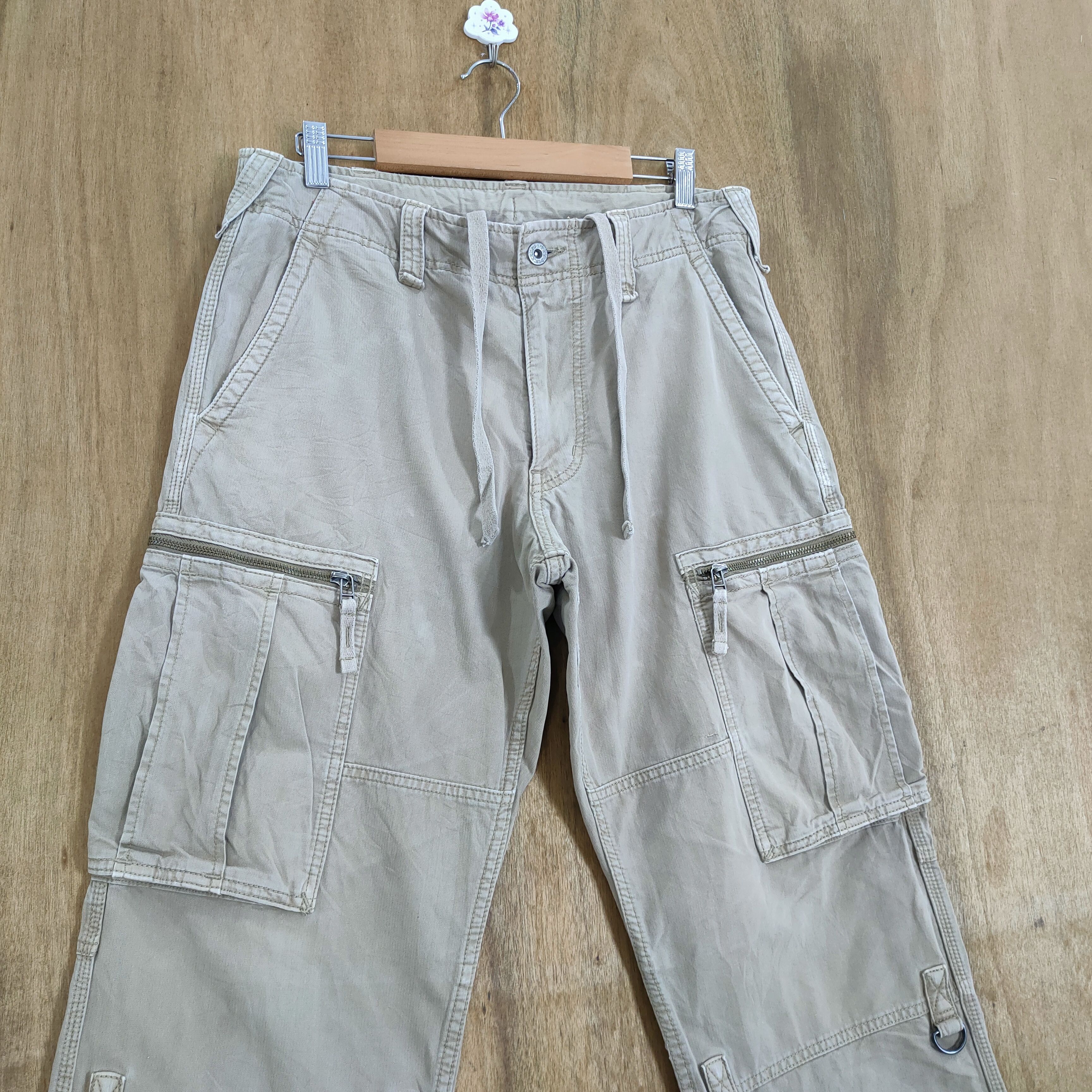 Japanese Brand 8 POCKET JAPANESE VINTAGE CARGO PANTS Size US 32 / EU 48 - 6 Thumbnail