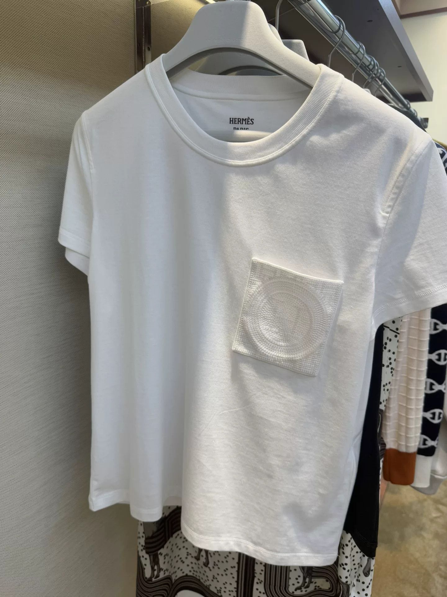 Hermes Hermes White Short Sleeve T-shirt Size US XS / EU 42 / 0 - 1 Thumbnail