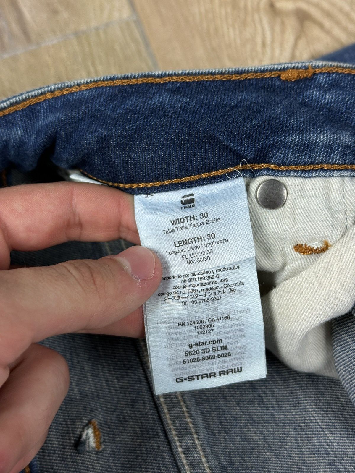 G-Star NEW🏷️ G-Star Raw 5620 3D Slim Denim Jeans Size US 30 / EU 46 - 6 Thumbnail