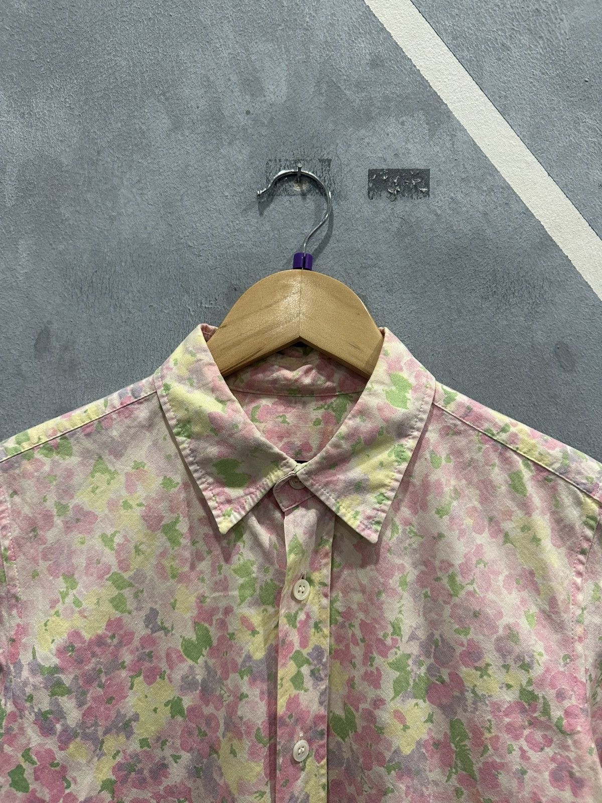 Tricot Comme des Garcons Tricot Comme des Garcons AD2000 Floral Shirt Size M / US 6-8 / IT 42-44 - 2 Thumbnail