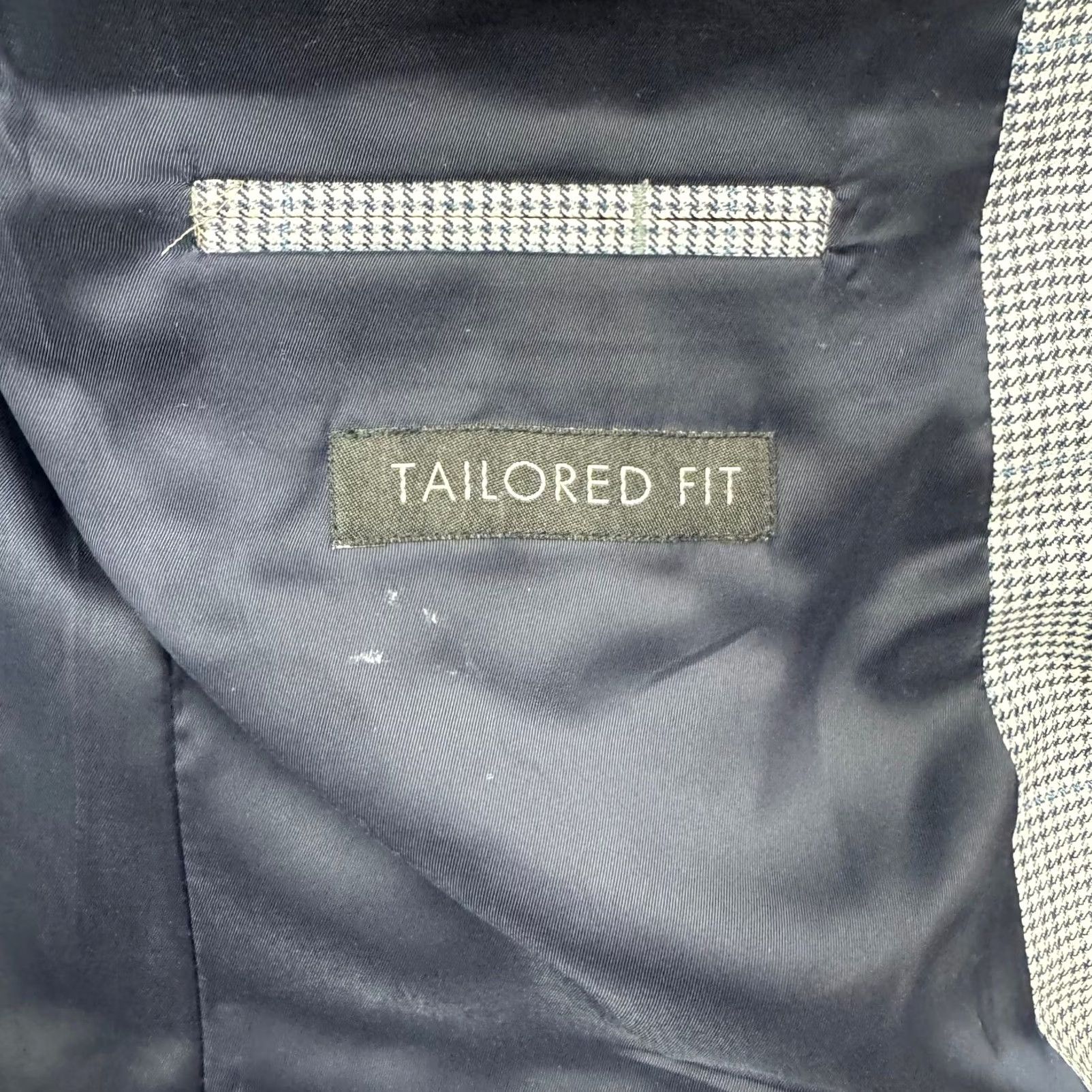Jos. A. Bank Jos. A. Bank Traveler's Men's 100% Wool Blazer Jacket Gray 38R Size 38R - 6 Thumbnail