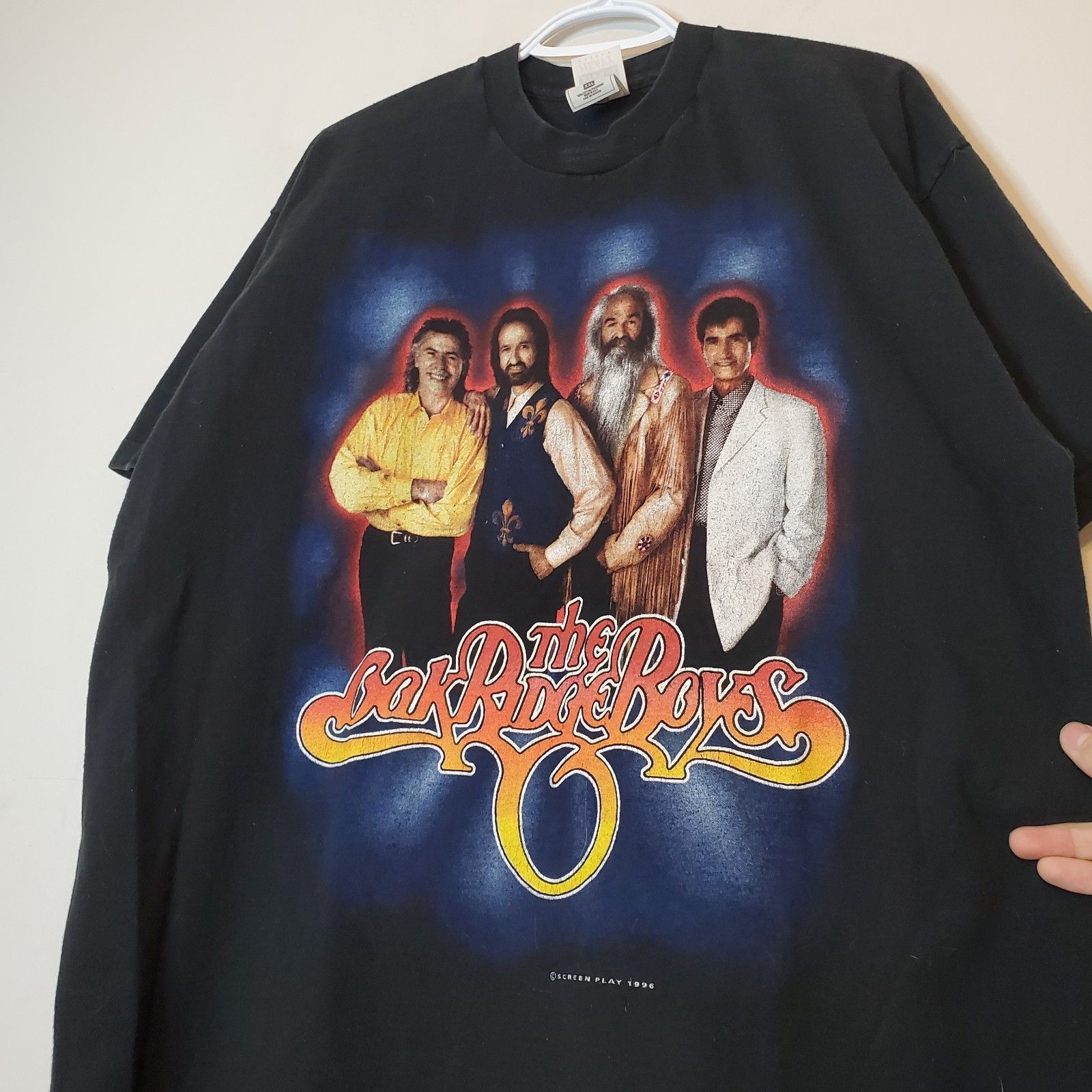 Vintage Vintage 1996 The Oak Ridge Boys Band Shirt Black Size 2XL Size US XXL / EU 58 / 5 - 3 Thumbnail