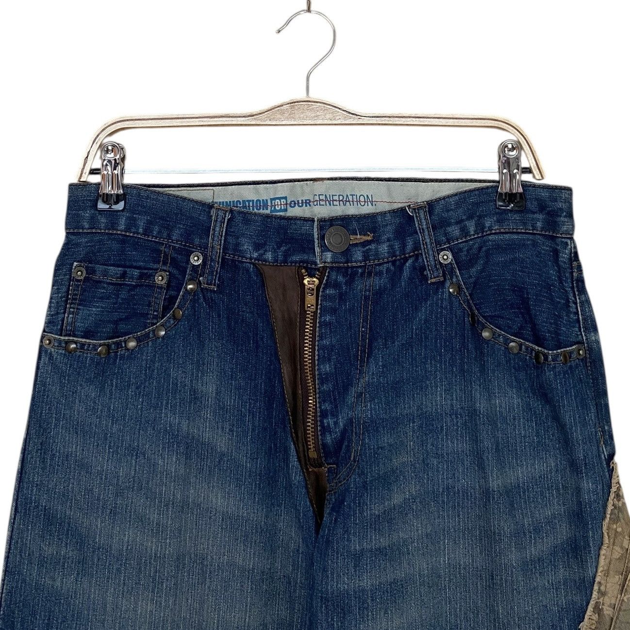 Japanese Brand × PPFM × Vintage Vintage Japanese Brand PPFM Baggy Tactical Jeans 1990s Size US 31 - 3 Thumbnail