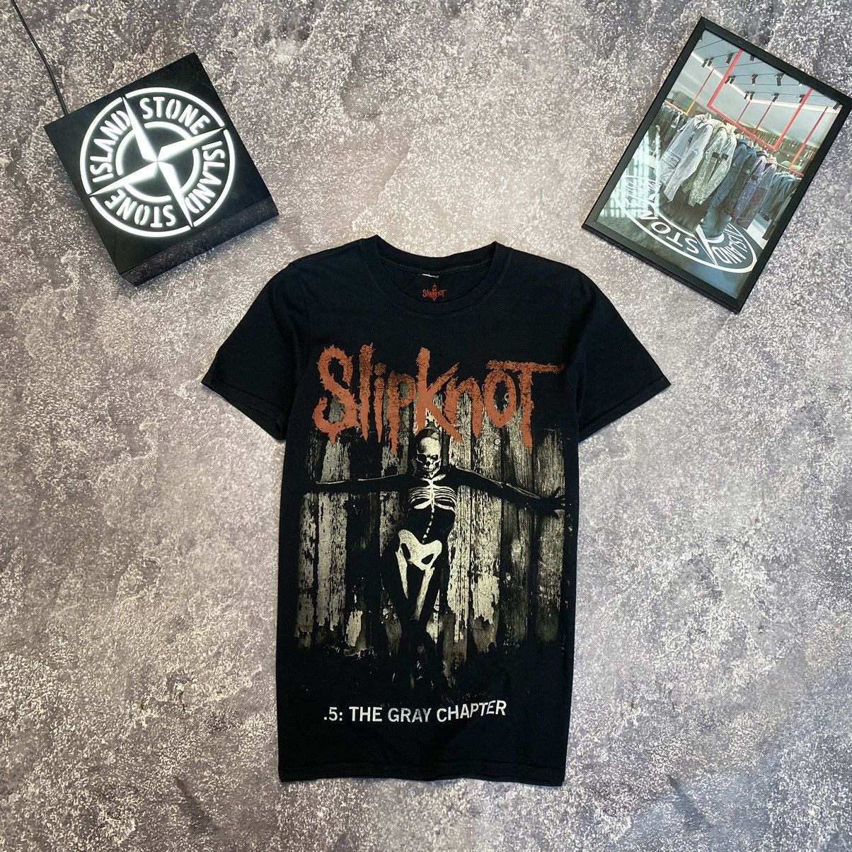 Band Tees Vintage Slipknot 2016 The Grey Chapter Overprinted tee Size US S / EU 44-46 / 1 - 3 Thumbnail