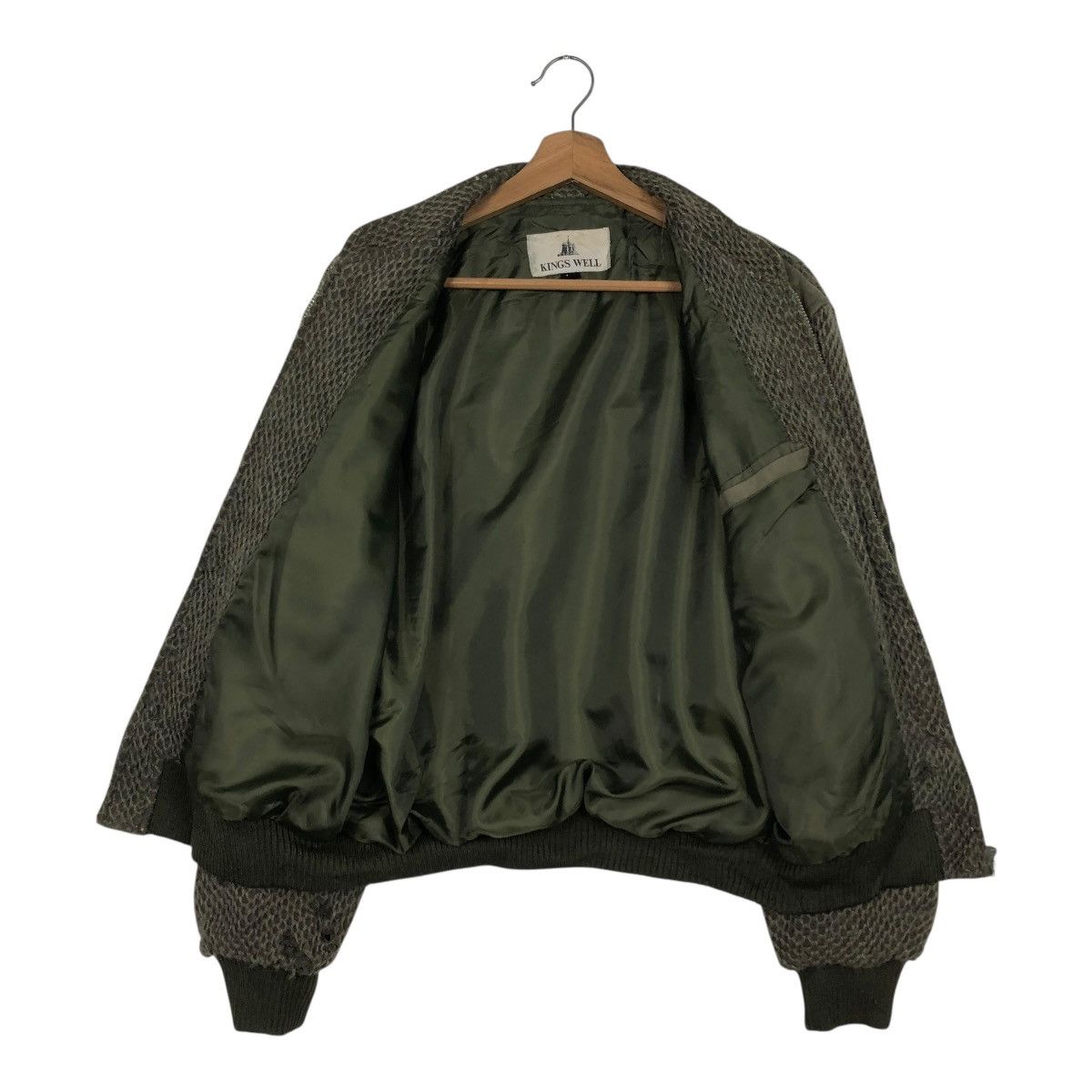 Japanese Brand 🔥DISTRESSED BIKER BOMBER JACKET KINGS WELL ISSEY MIYAKE Size US L / EU 52-54 / 3 - 15 Thumbnail