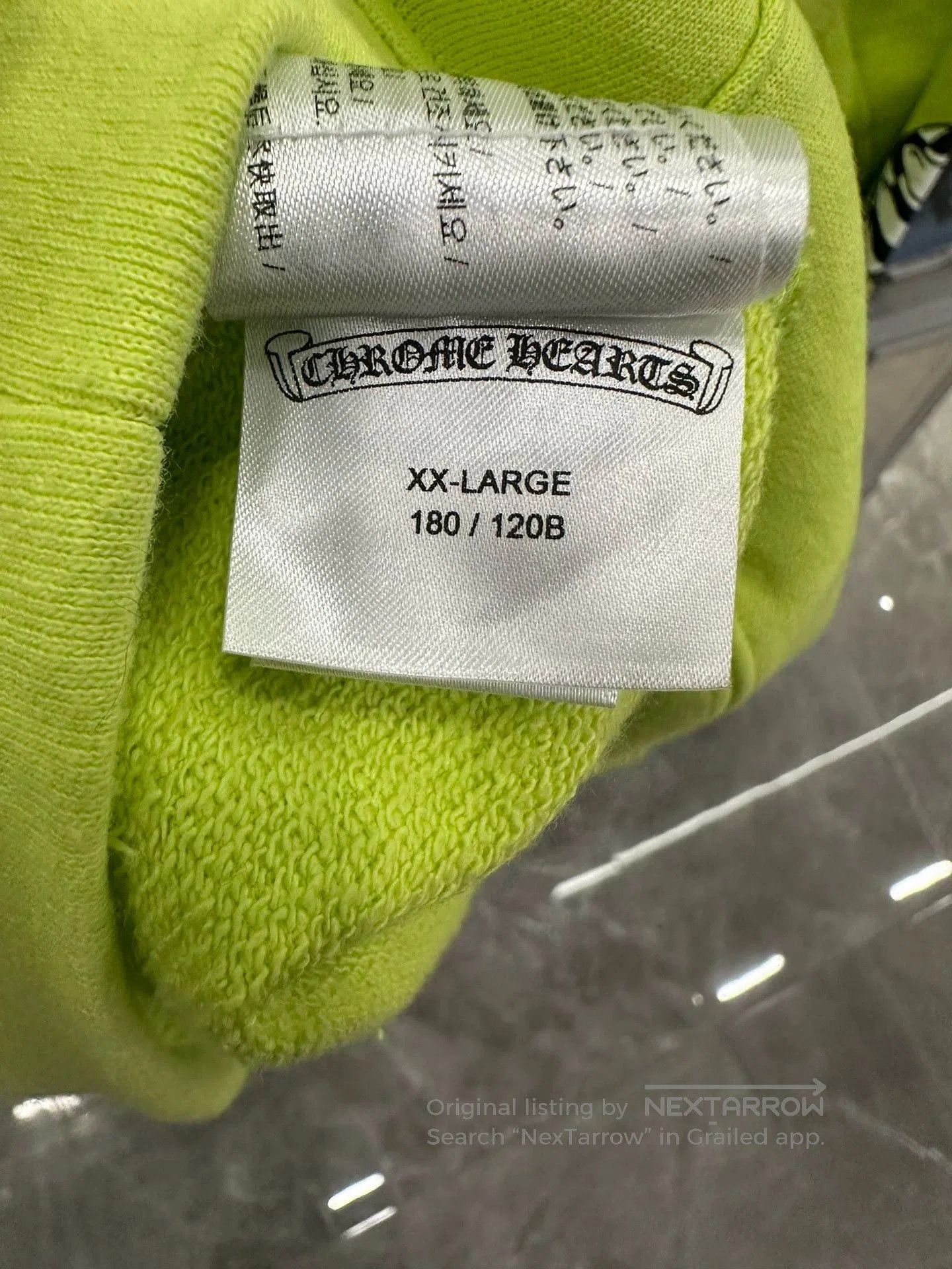 Chrome Hearts chrome hearts mattyboy fluorescent green hoodie. Size US XXL / EU 58 / 5 - 6 Thumbnail