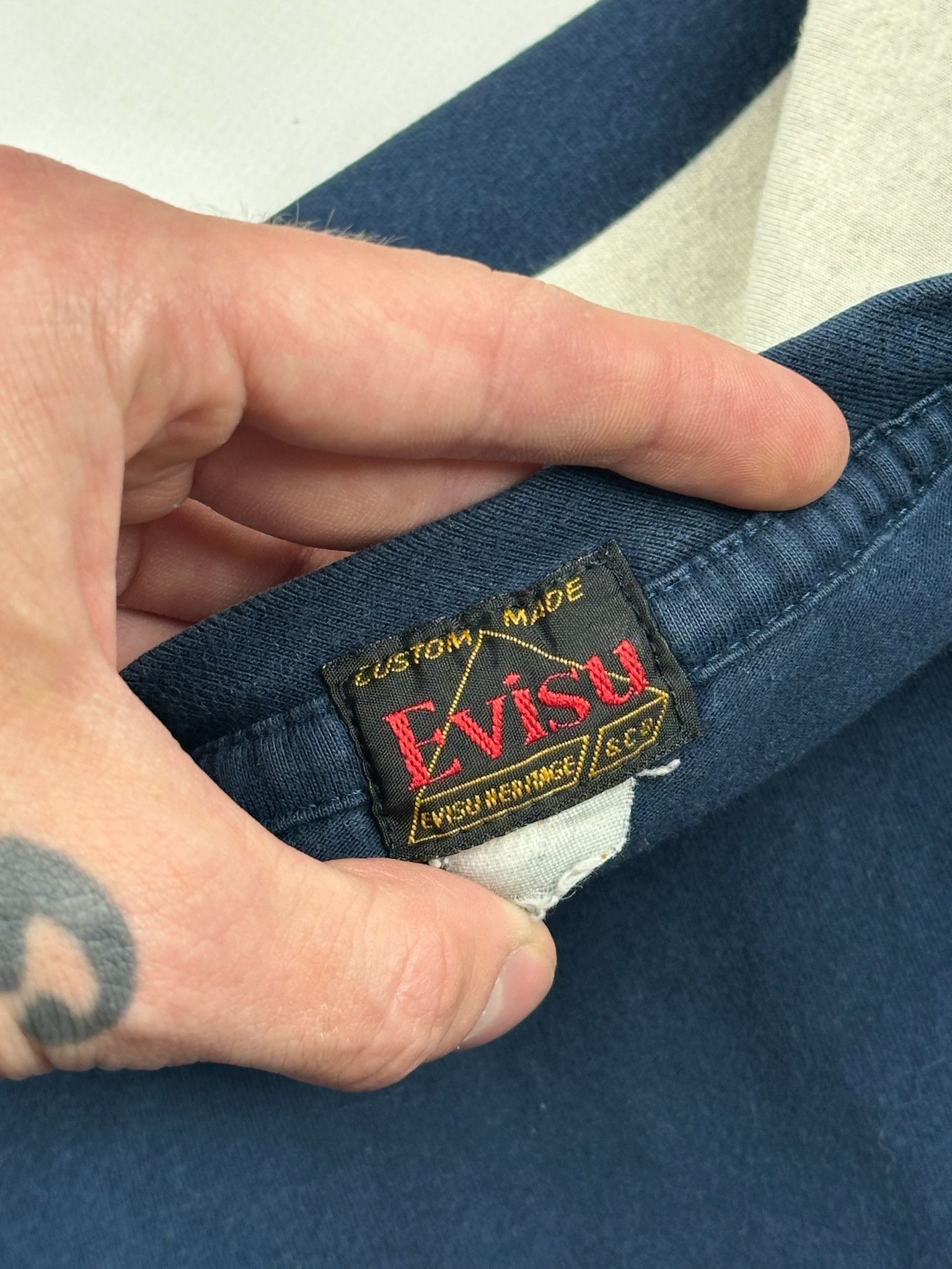 Evisu Vintage Evisu Longsleeve Big Logo Size M Size US M / EU 48-50 / 2 - 8 Thumbnail