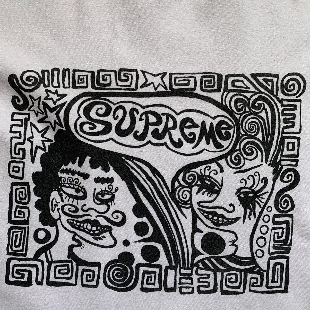 Supreme Supreme Faces White T-Shirt Size US XL / EU 56 / 4 - 4 Thumbnail