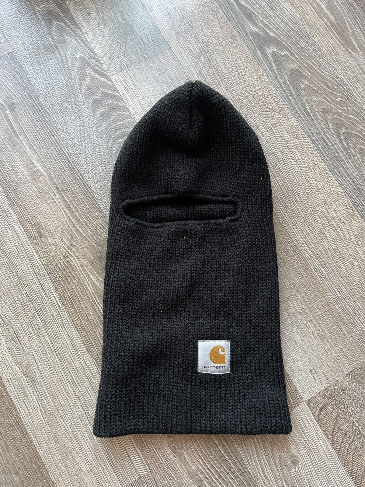 Carhartt × Japanese Brand × Vintage 🔥Vintage Carhartt y2k Japanese Black USA Balaclava Hat Size ONE SIZE - 2 Thumbnail