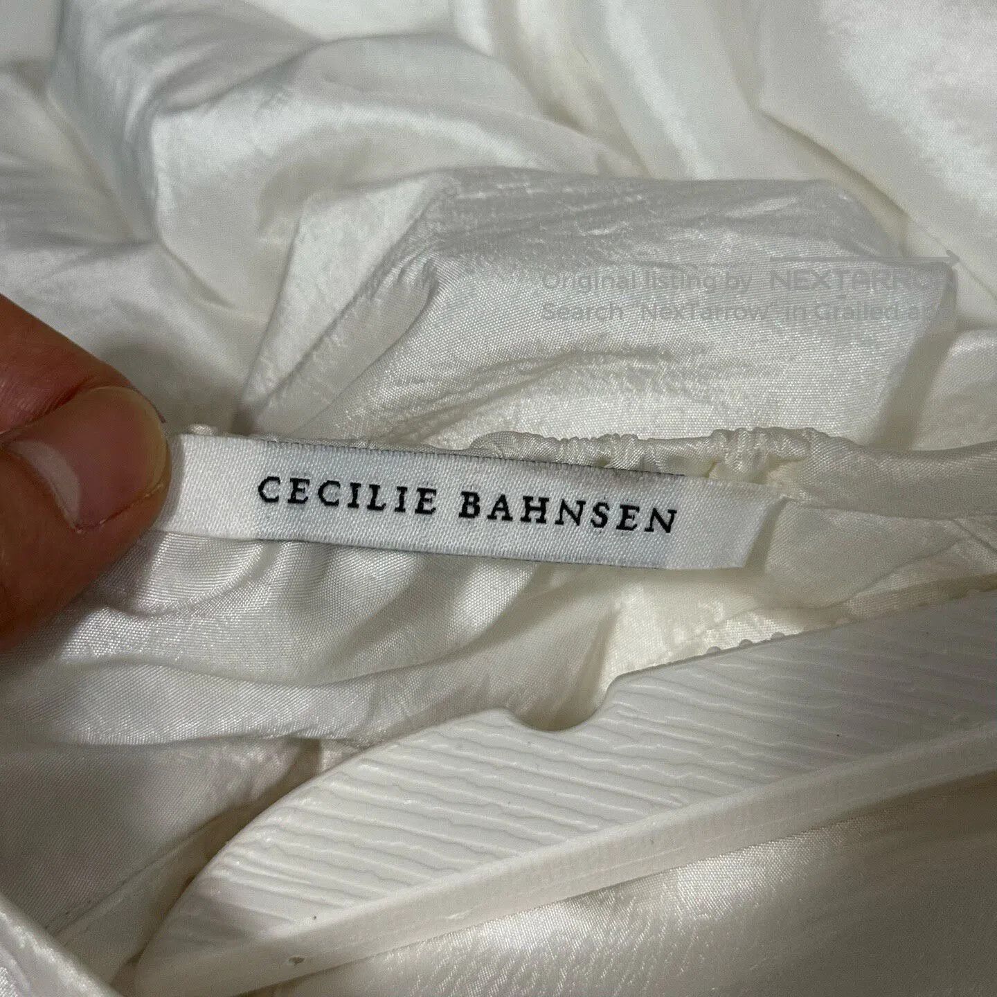 Cecilie Bahnsen Cecilie Bahnsen Classic White Dress Size UK6i Size XS / US 0-2 / IT 36-38 - 5 Thumbnail