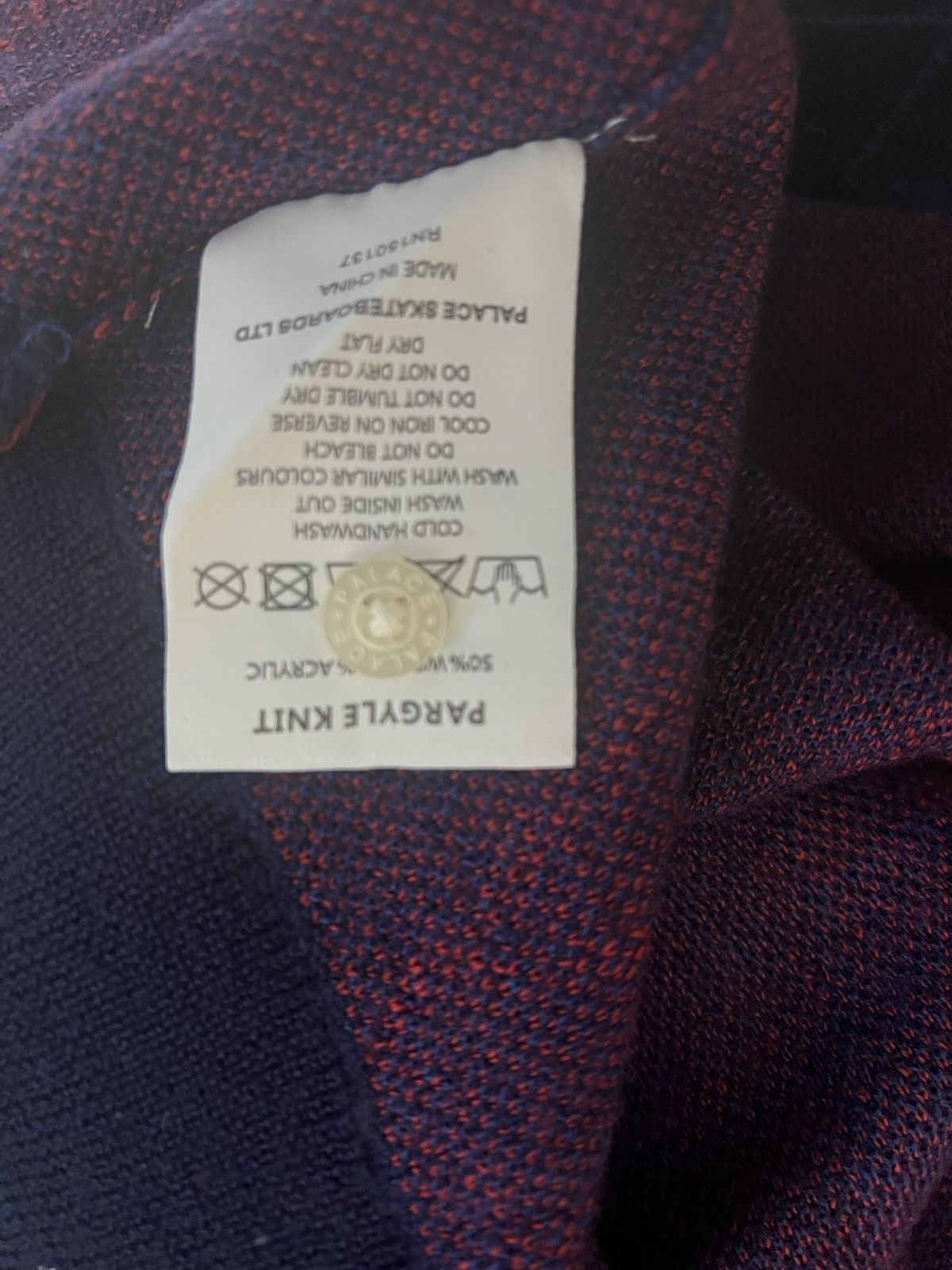 Palace Palace Pargyle Knit Polo Size US M / EU 48-50 / 2 - 7 Thumbnail