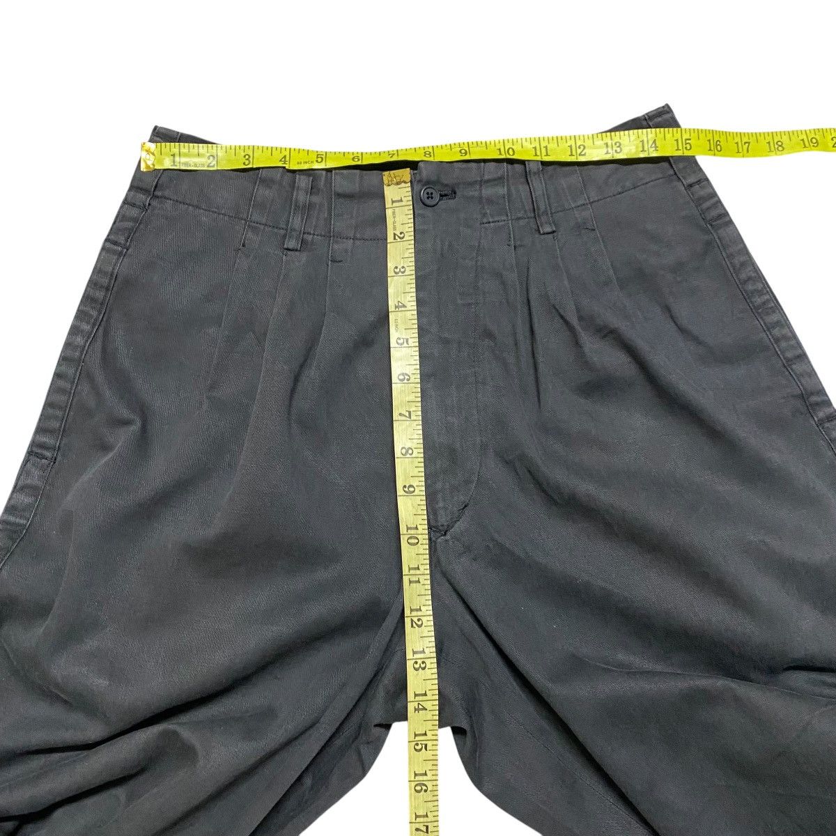 Yohji Yamamoto Vintage YS For Men Linen Baggy Pants Fade Black Size US 30 / EU 46 - 16 Thumbnail