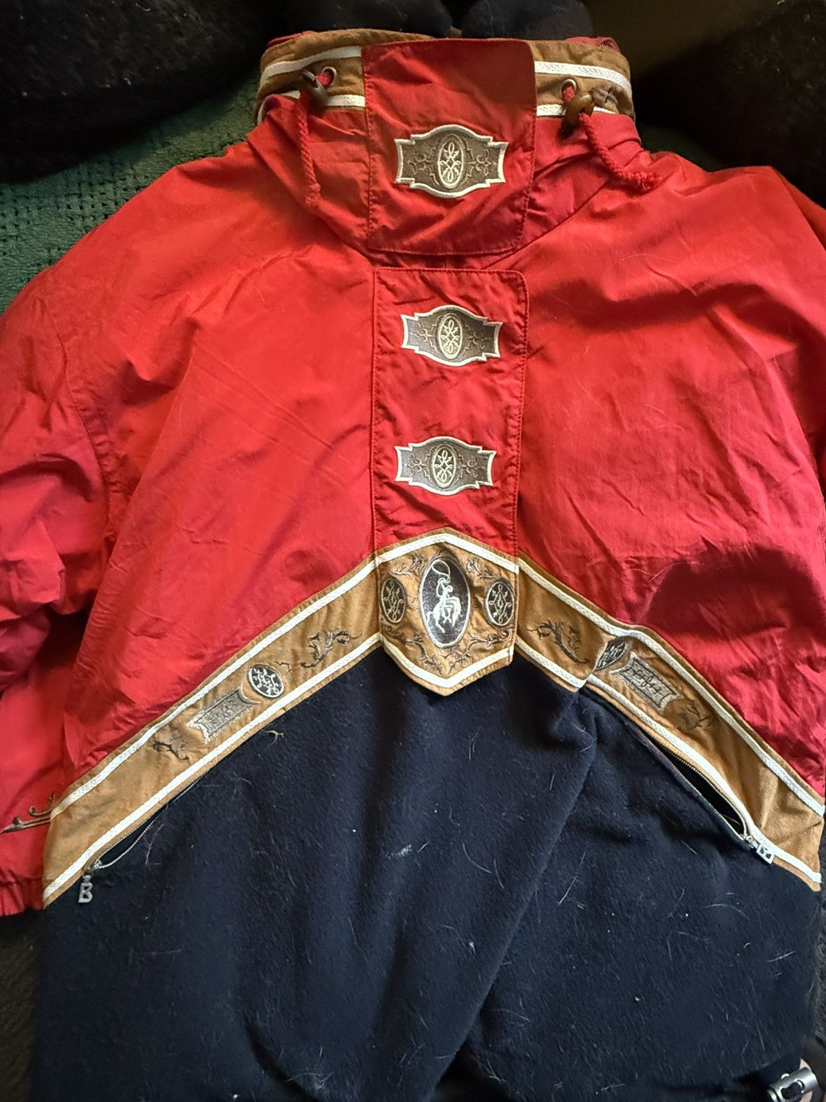 Bogner Vintage Bogner Ski Jacket Red Embroidered w/ Original Liner Size US S / EU 44-46 / 1 - 2 Thumbnail
