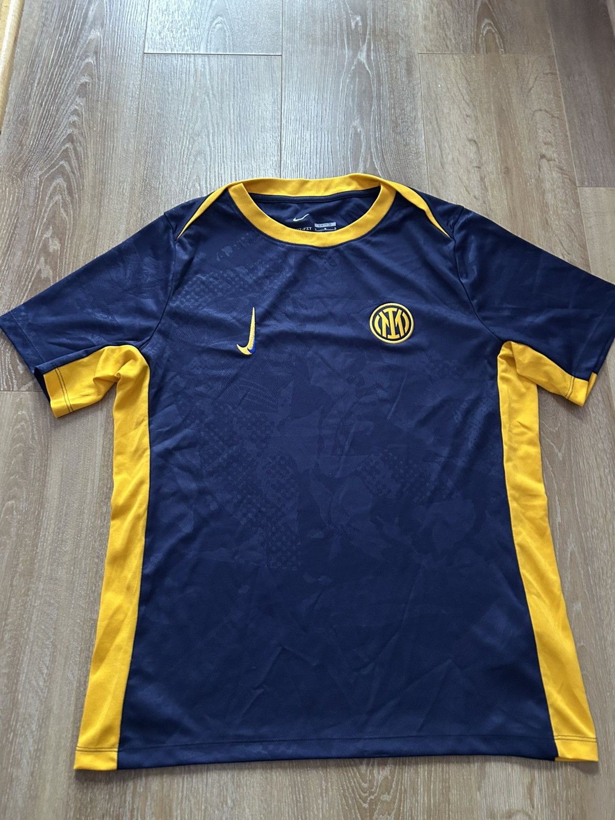 Nike Nike Inter Milan Pre Match Jersey Training Shirt 2023/24 Size US M / EU 48-50 / 2 - 3 Thumbnail