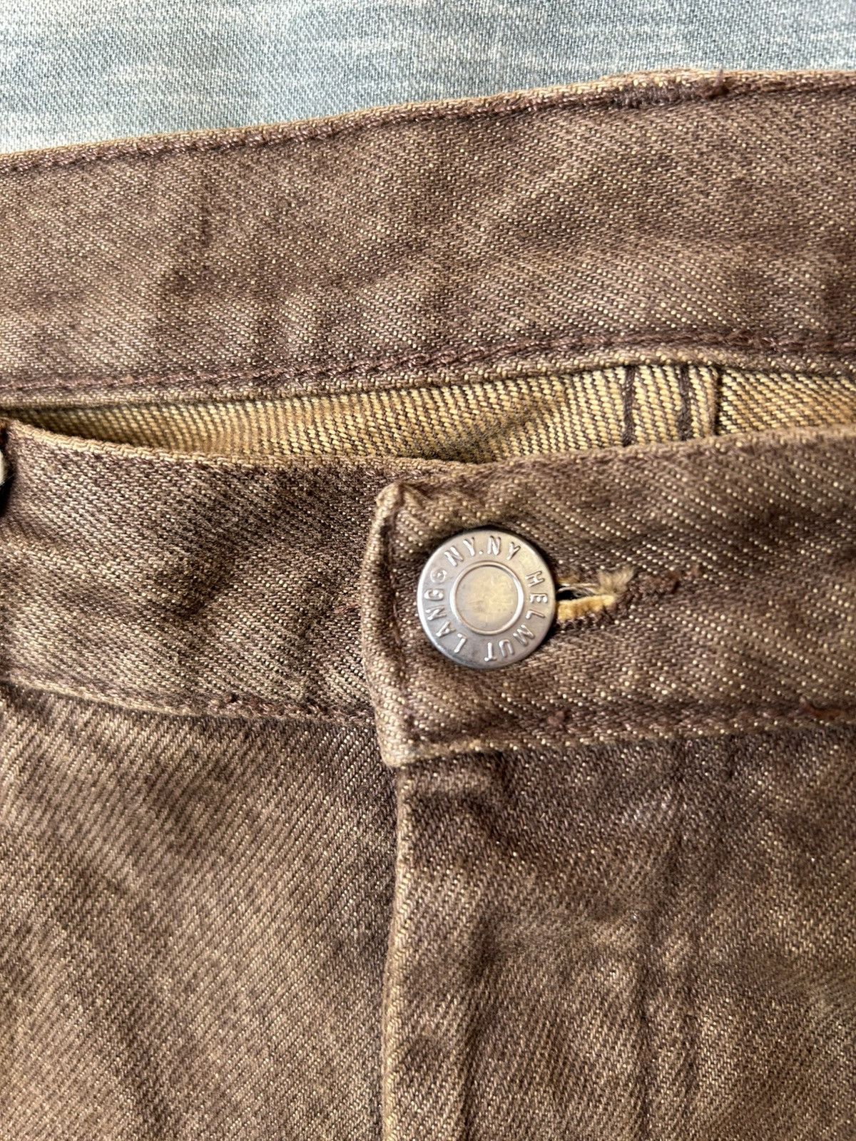 Helmut Lang Helmut Lang Vintage Dark Denim Size US 29 - 6 Thumbnail