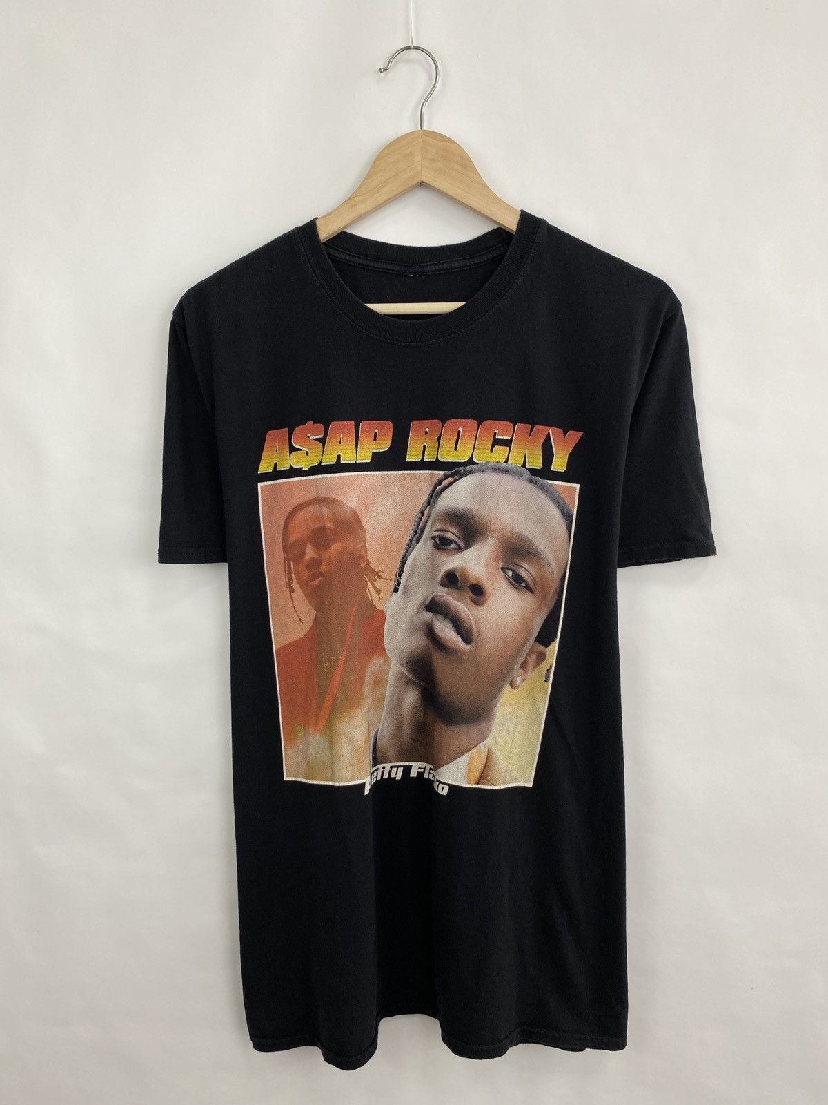 A$AP Rocky 🇺🇸 Y2K ASAP Rocky Pretty Flacko Rap T-Shirt Rare Retro Hype Size US M / EU 48-50 / 2 - 3 Thumbnail