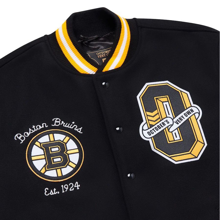 Drake OVO X NHL - BOSTON BRUINS VARSITY JACKET Size US L / EU 52-54 / 3 - 14 Thumbnail