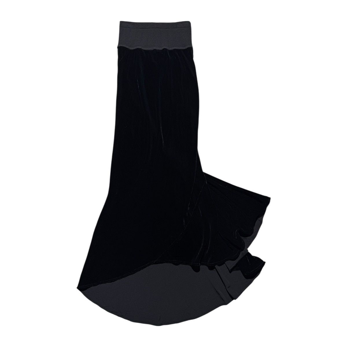 Rick Owens Velvet maxi mermaid skirt Size 30" / US 8 / IT 44 - 1 Thumbnail