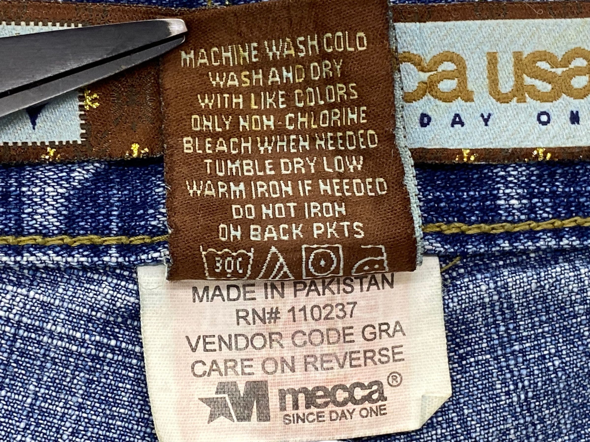 Mecca Mecca Jeans Distressed Jeans Baggy Hiphop Jeans Size US 36 / EU 52 - 12 Thumbnail