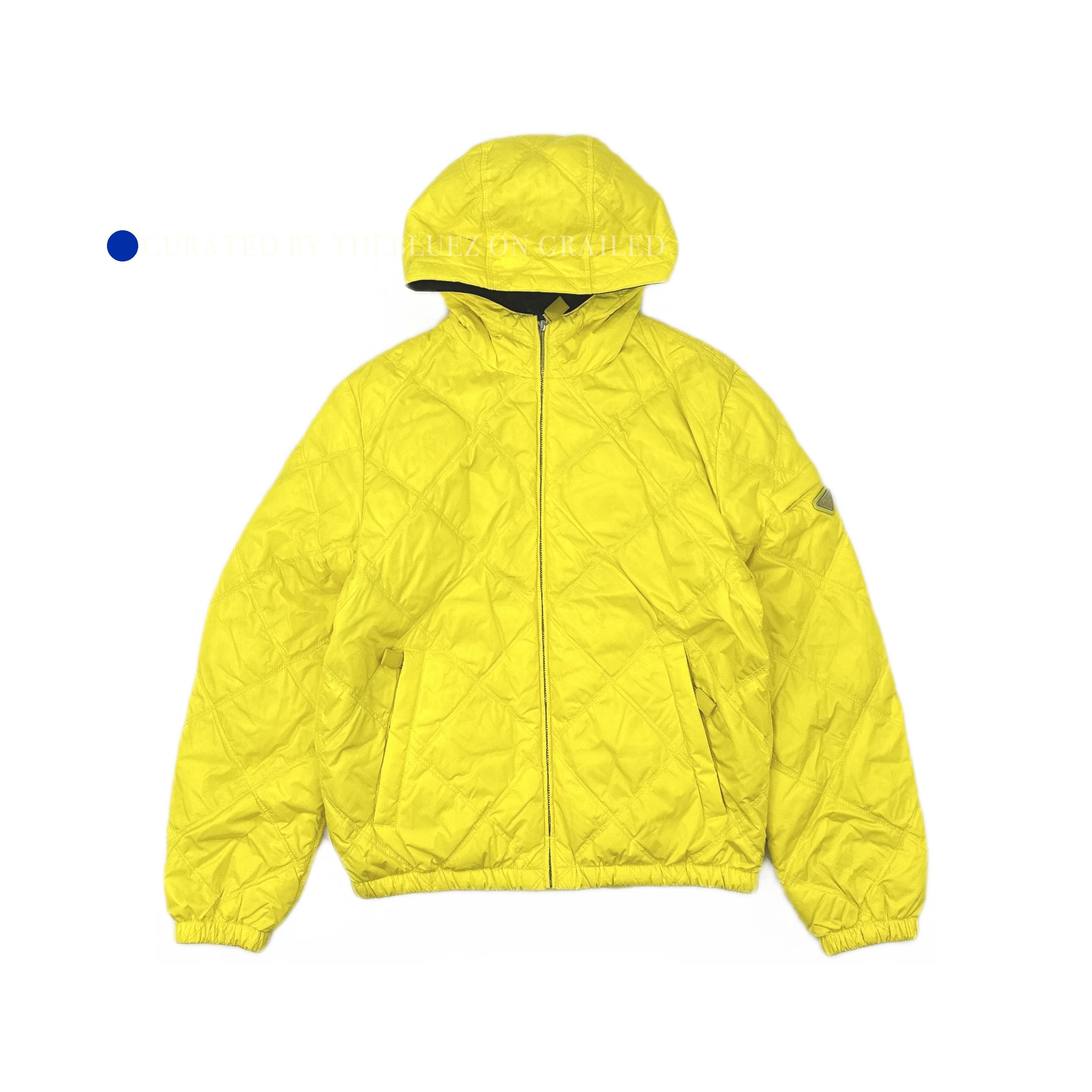 Prada Yellow Quilted Puffer Jacket Size US S / EU 44-46 / 1 - 1 Thumbnail