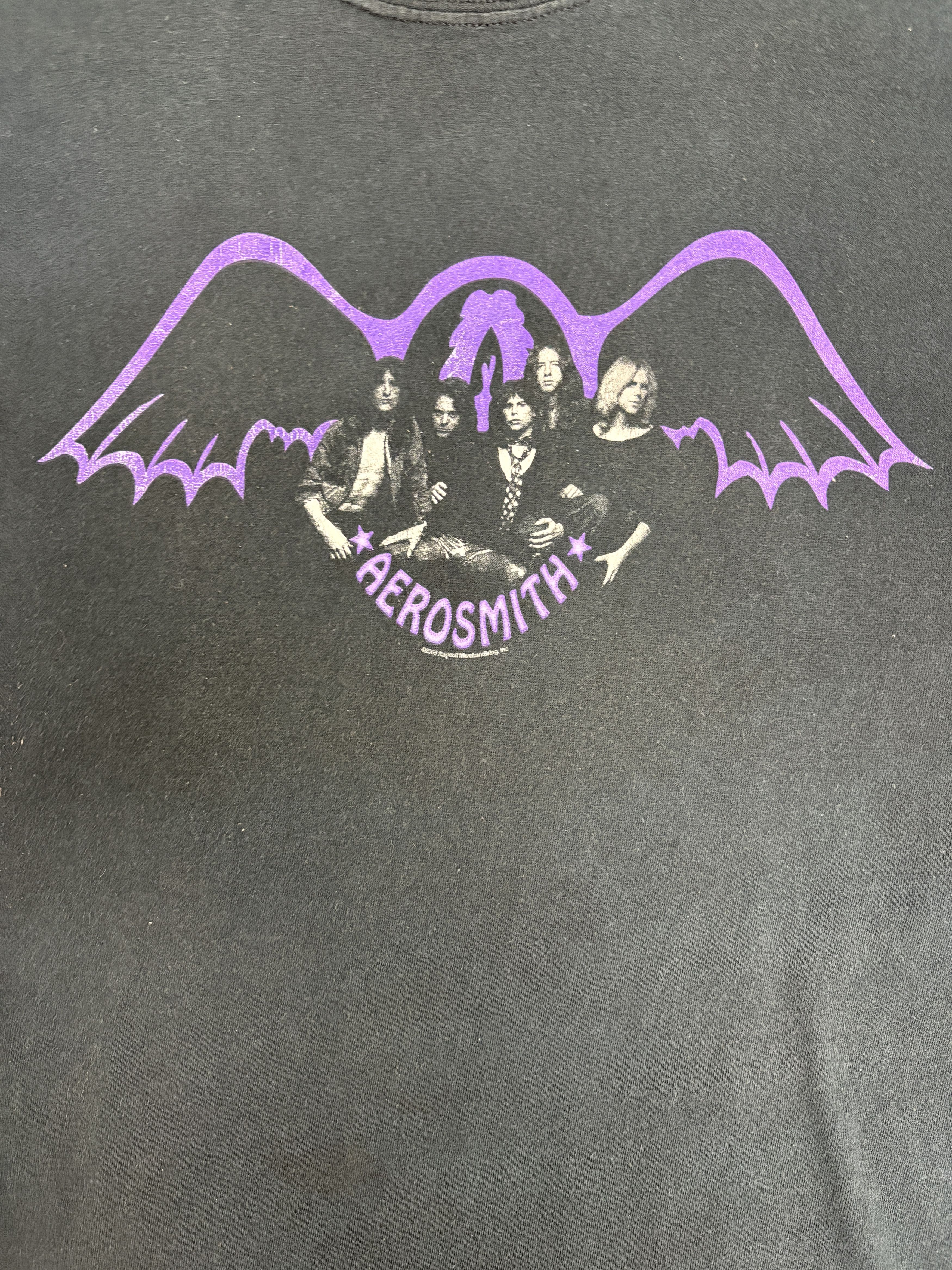 Vintage Aerosmith Get Your Wings Vintage Black T-Shirt Tee Size US L / EU 52-54 / 3 - 2 Thumbnail