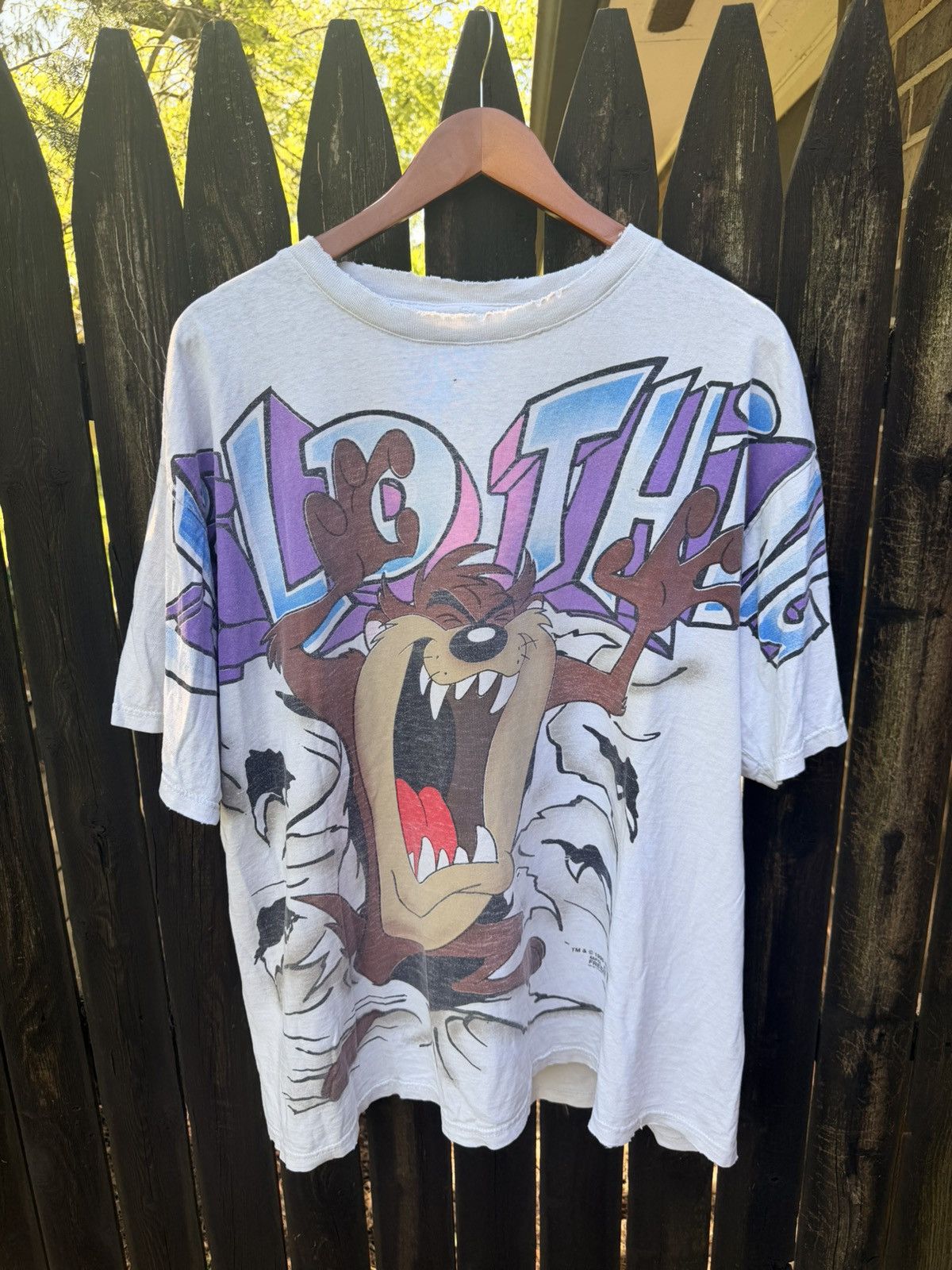 Vintage VTG 1995 TAZ FREEZE WILD THING TEE SIZE XL Size US XL / EU 56 / 4 - 1 Thumbnail
