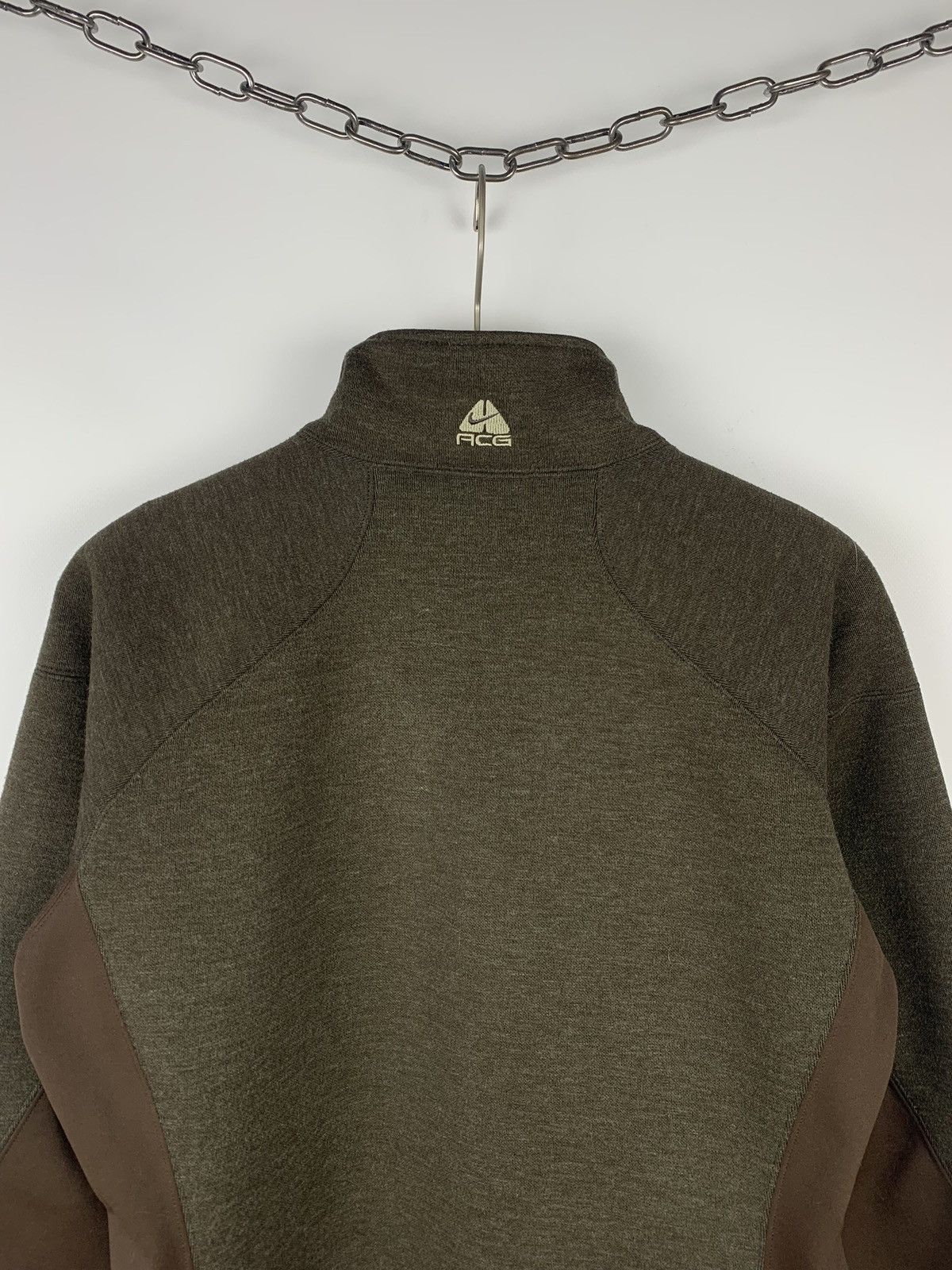 Nike ACG Vintage Nike ACG Full Zip Sweatshirt Brown Ladies Size M Y2K Size M / US 6-8 / IT 42-44 - 10 Thumbnail