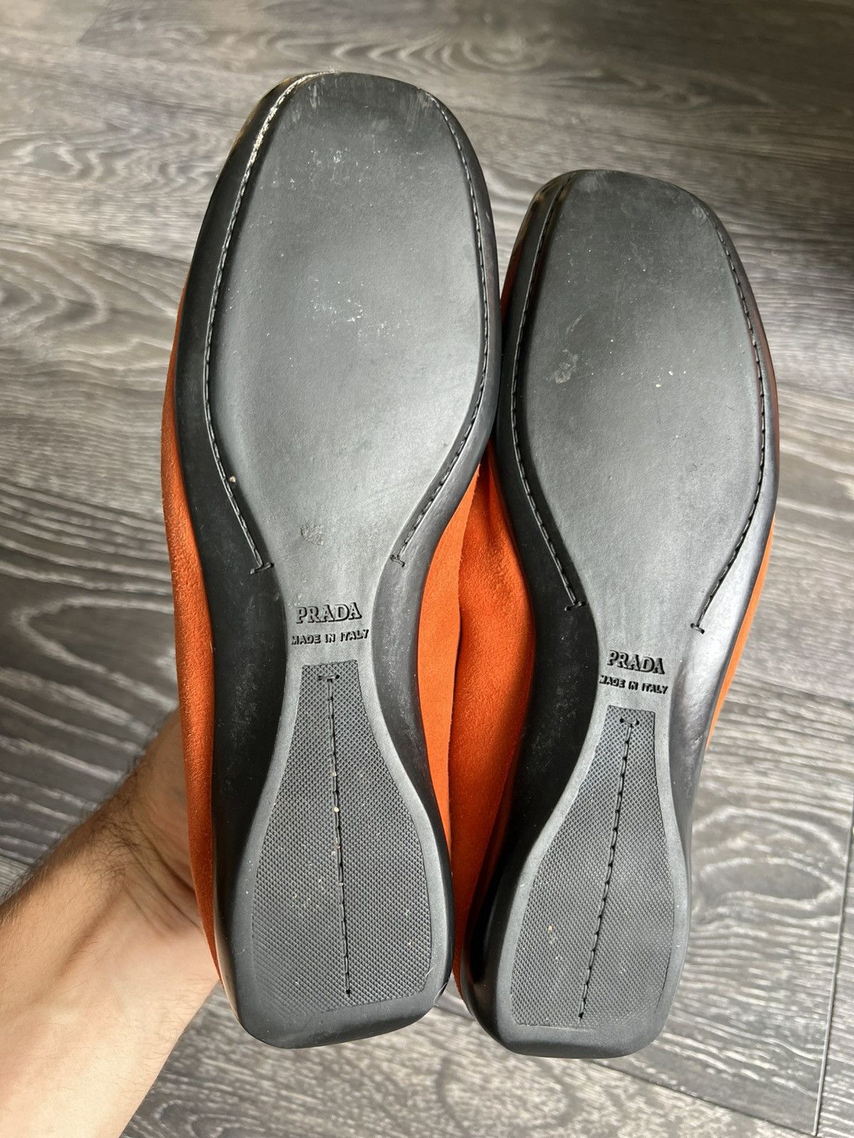 Prada Prada suede penny loafers Size US 6 / IT 36 - 9 Thumbnail