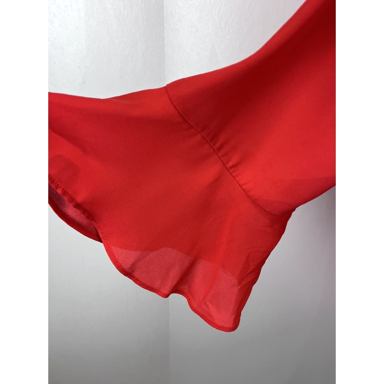 Soft Surroundings Soft Surroundings Lightweight Open Topper Jacket Sz L VGUC Flutter Sleeve Red Size L Regular Women Jacket Topper Red Lightweight Open Size L / US 10 / IT 46 - 6 Thumbnail