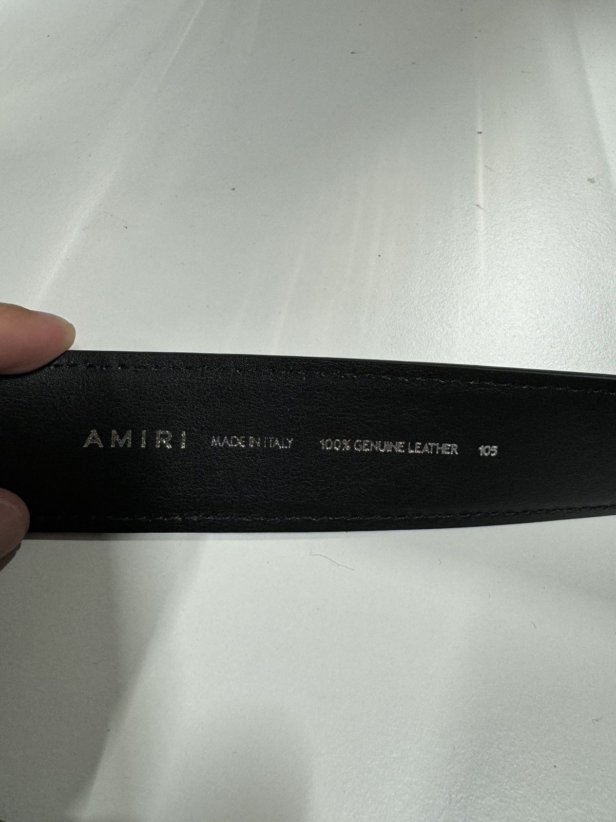 Amiri Amiri MA Buckle Leather Belt NEW 550$ Size 42 - 5 Thumbnail