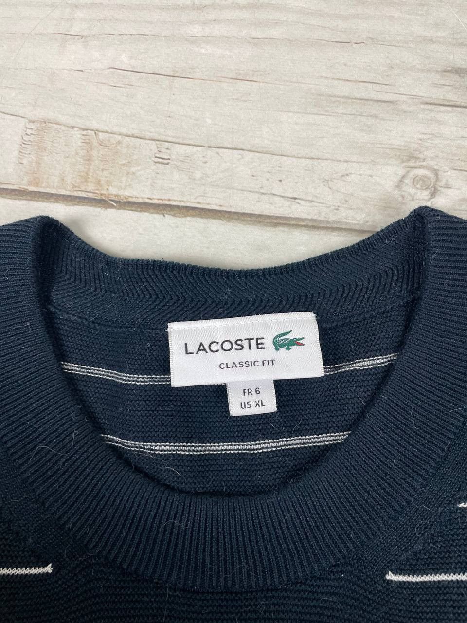 Lacoste Lacoste Sweater Striped Size US XL / EU 56 / 4 - 7 Thumbnail
