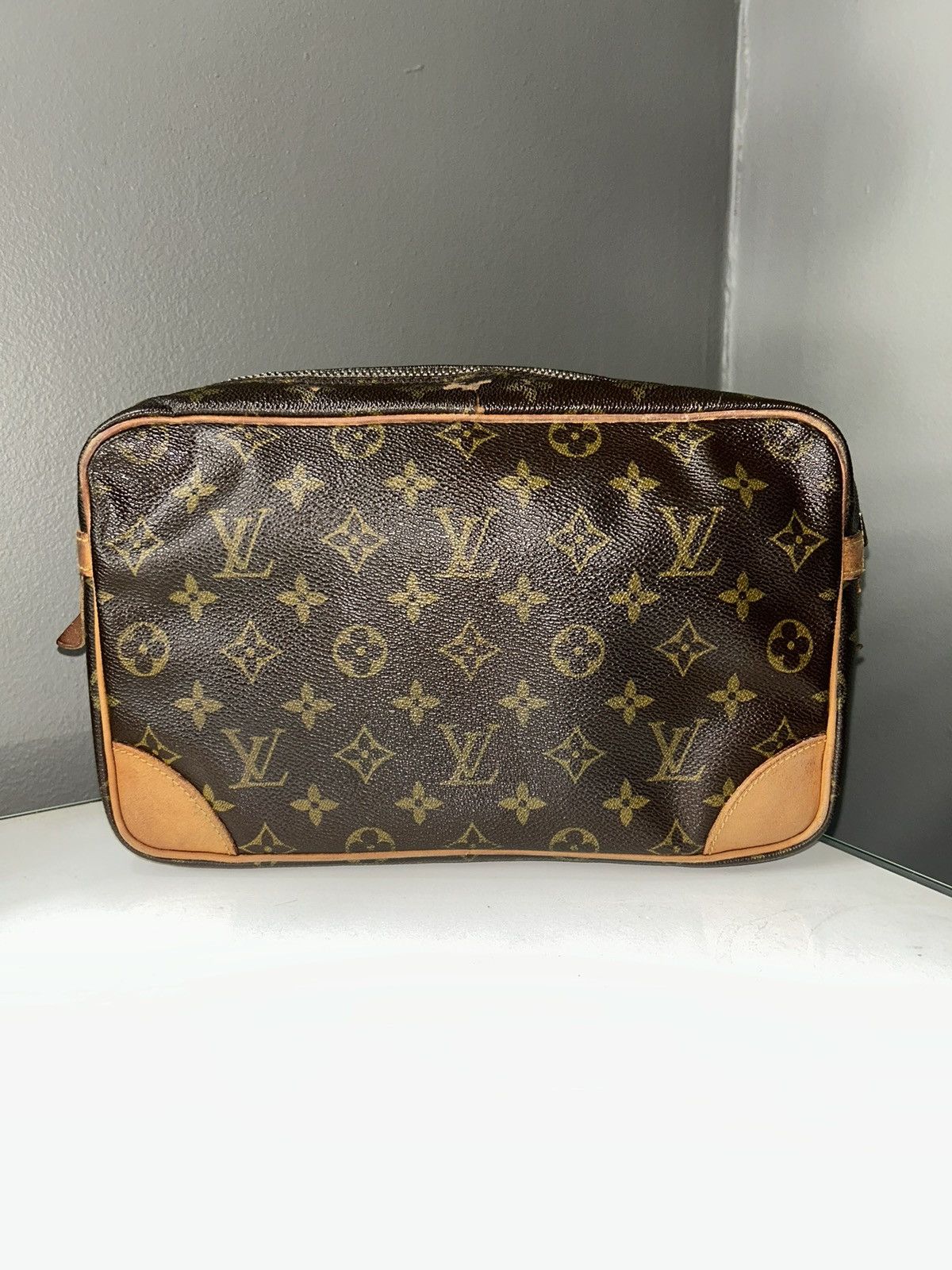 Louis Vuitton Vintage Louis Vuitton Monogram Compiègne 28 Clutch Bag 861 Size ONE SIZE - 11 Thumbnail