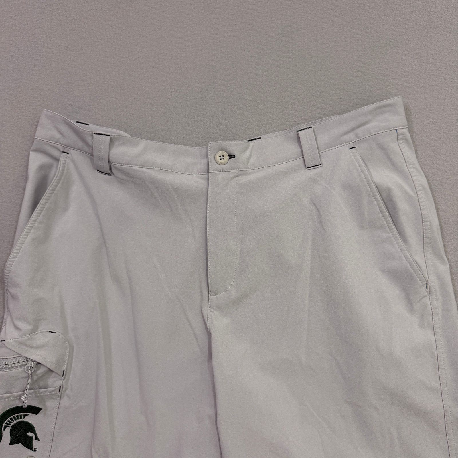 Columbia Columbia PFG Michigan State Spartans Shorts Men's 38 Gray Size US 38 / EU 54 - 2 Thumbnail