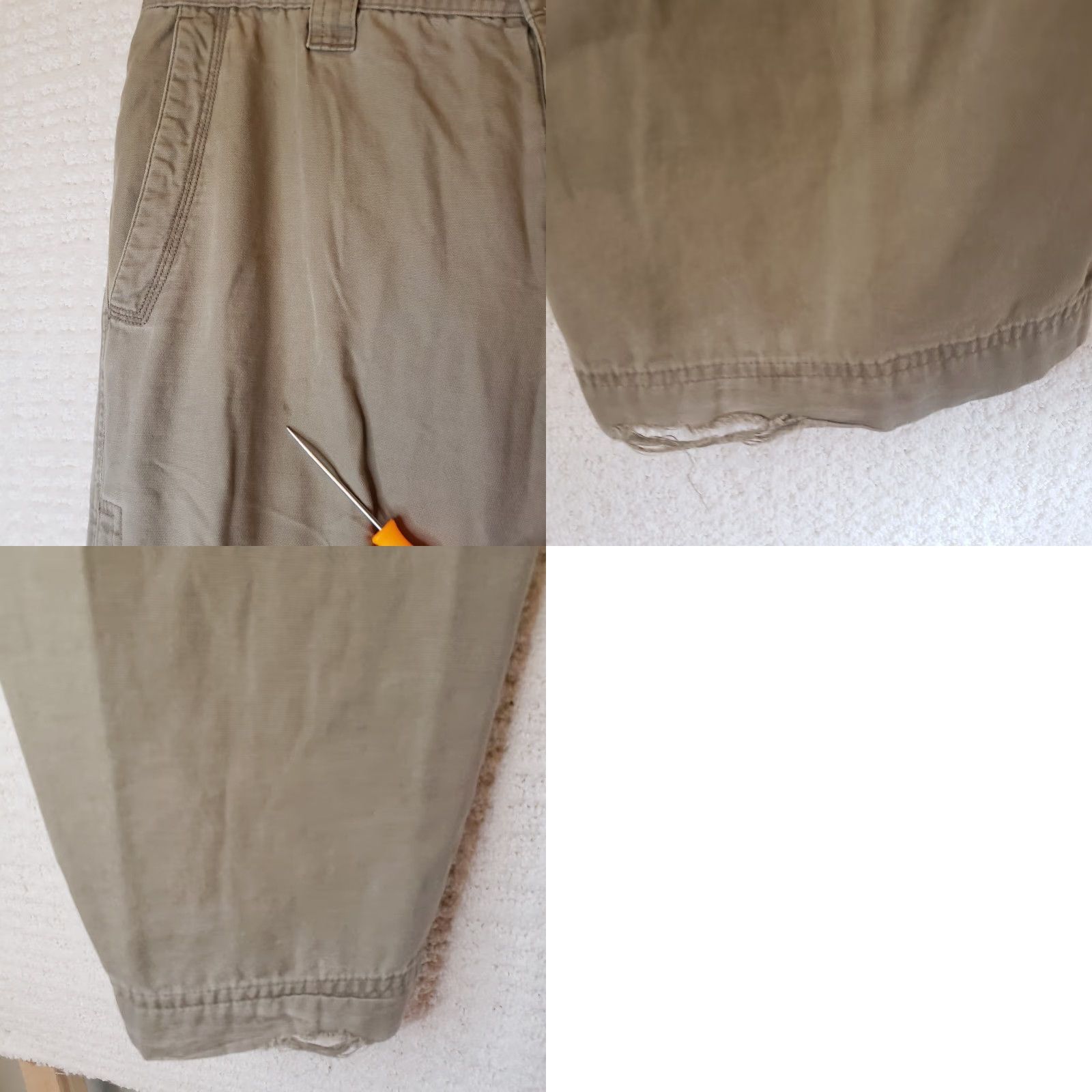 Vintage Columbia Omni-Shield Hiking Outdoor Pants Khaki Mens 34x32 Zip Pockets Canvas Cotton Regular Straight Jeans style Khakis Outdoor Mens Size US 34 / EU 50 - 10 Thumbnail