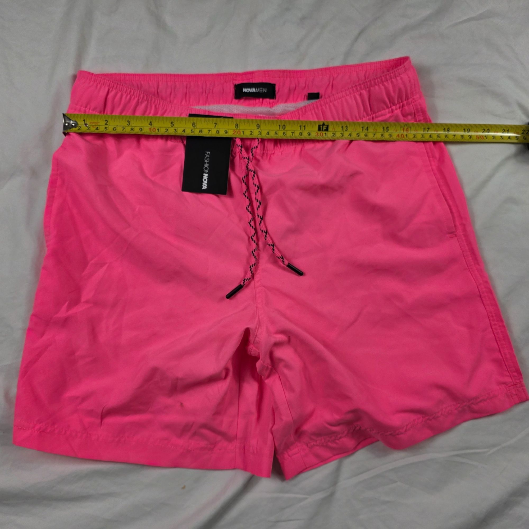Fashion Nova Fashion Nova Montez Swim Trunk Classic Mens Medium Neon Pink Size US 40 / EU 56 - 9 Thumbnail