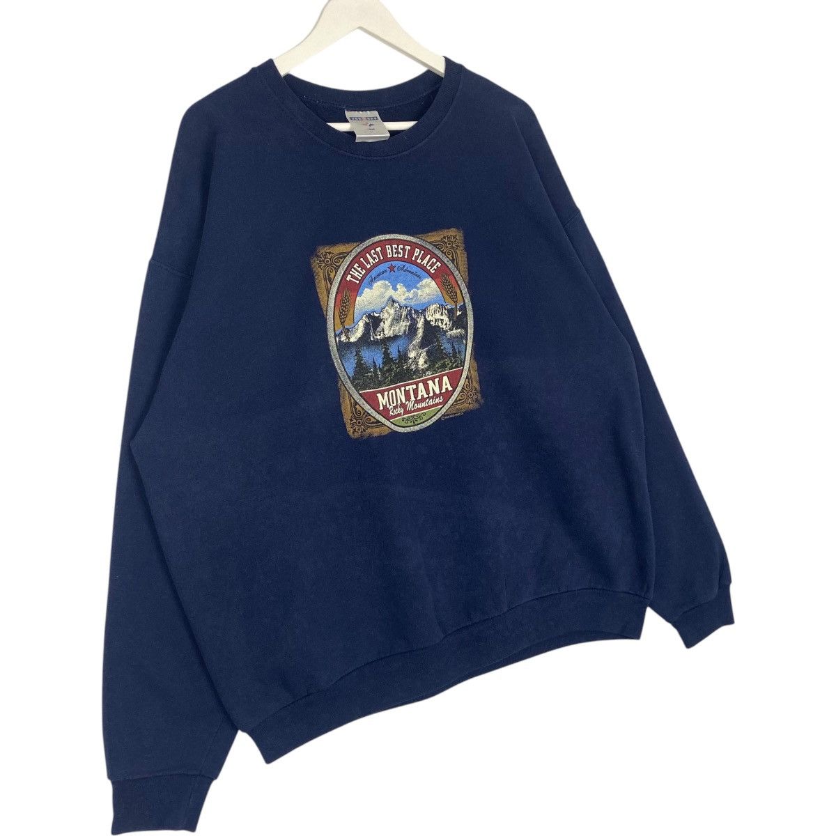 Vintage Vintage Montana Rocky Mountains Sweatshirt Blue Size S Size US S / EU 44-46 / 1 - 3 Thumbnail