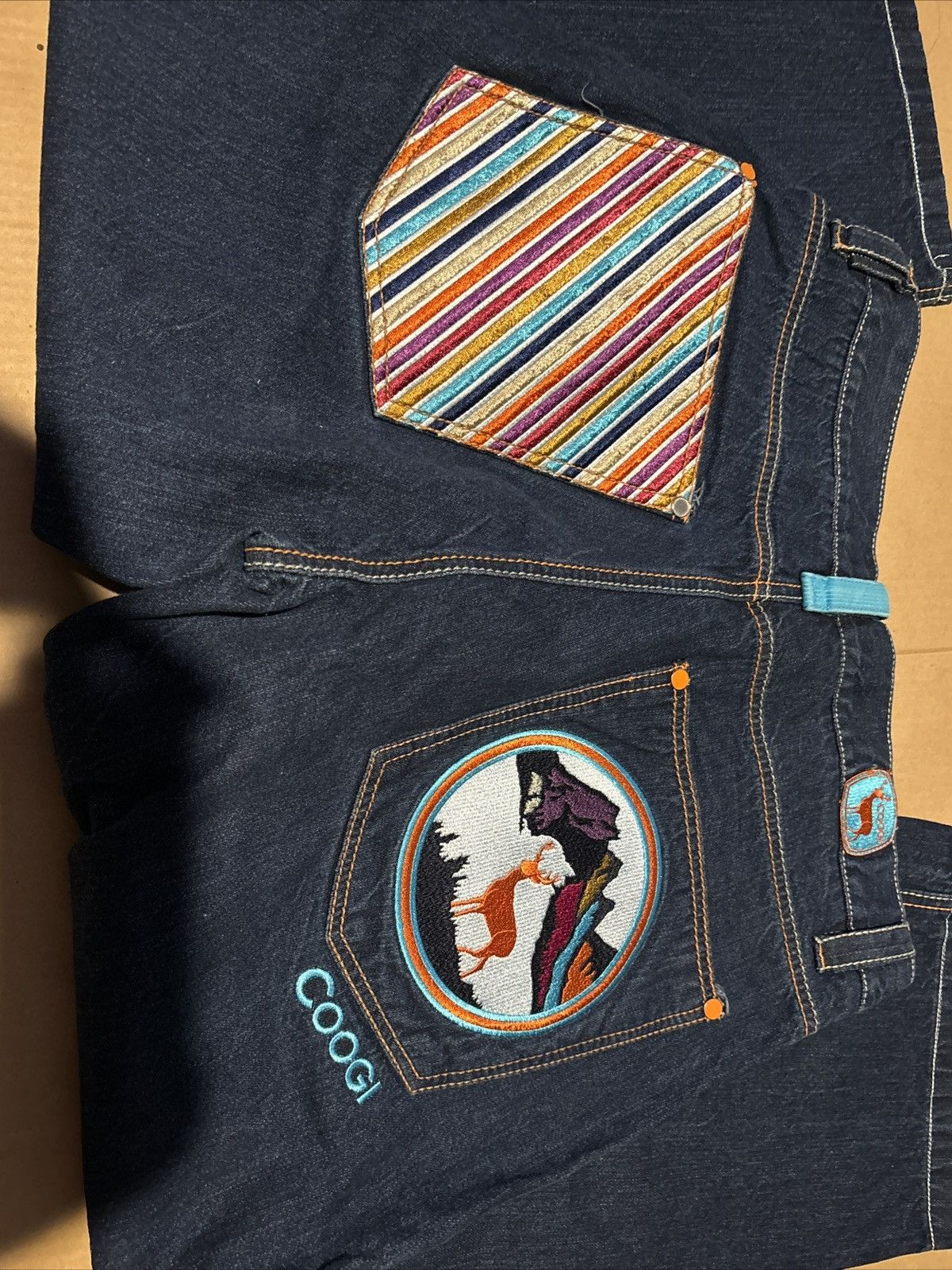 Coogi × Vintage Y2K Coogi Denim Jeans Size US 38 / EU 54 - 2 Thumbnail