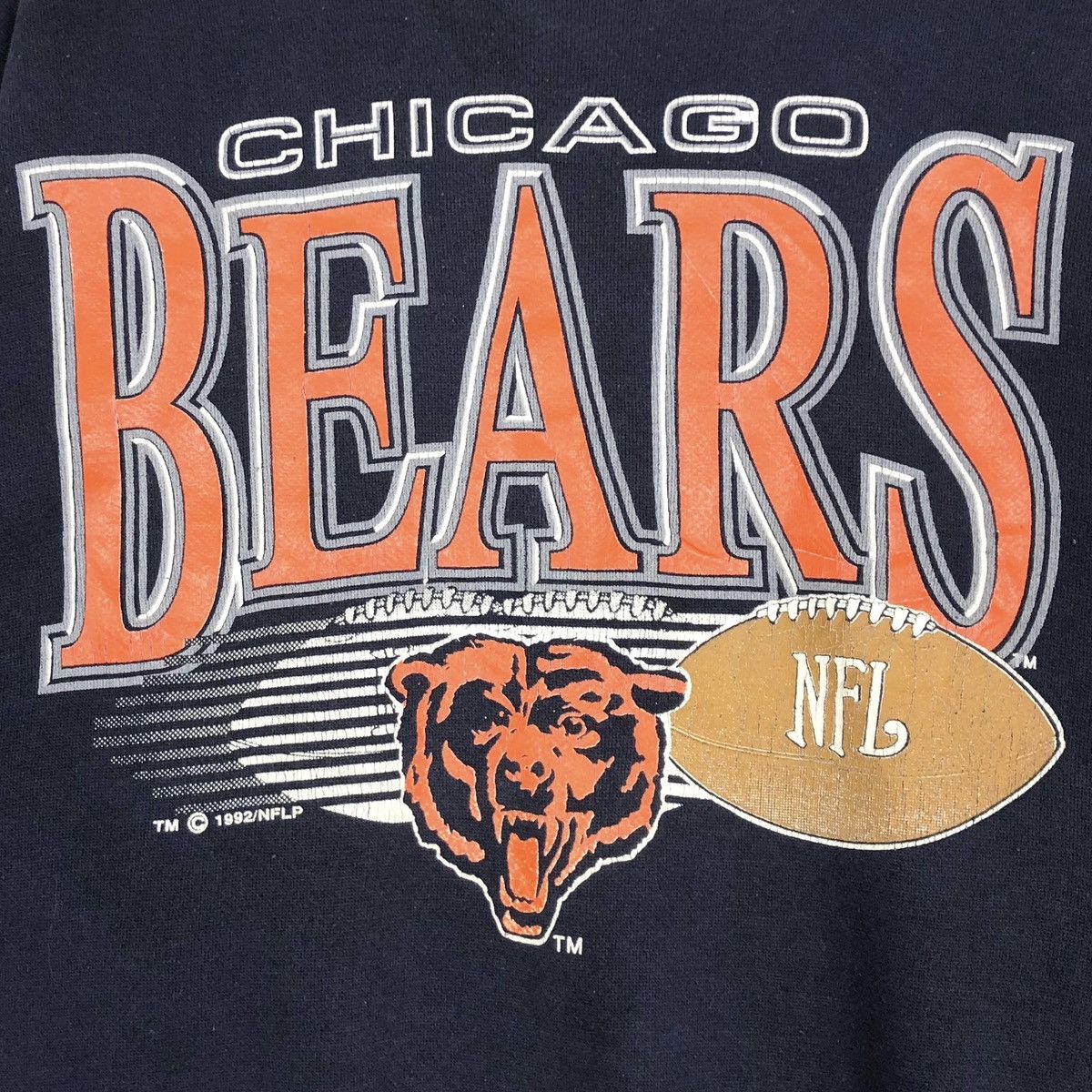 NFL Vintage 90s NFL Chicago Bears Crewneck Sweatshirt Big Logo Size US L / EU 52-54 / 3 - 6 Thumbnail