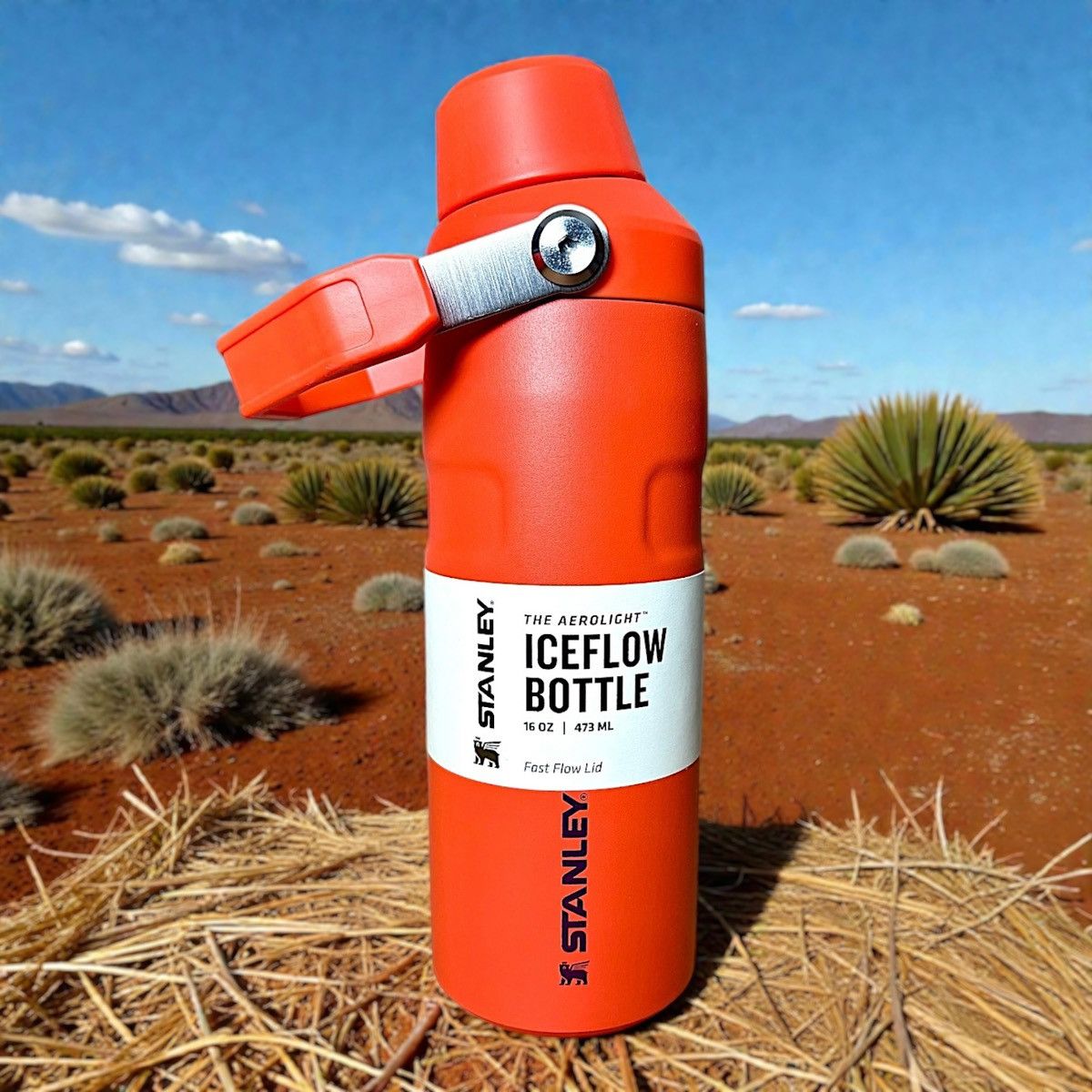 Other Stanley IceFlow Fast Flow Water Orange Bottle 16 oz Size ONE SIZE - 1 Thumbnail