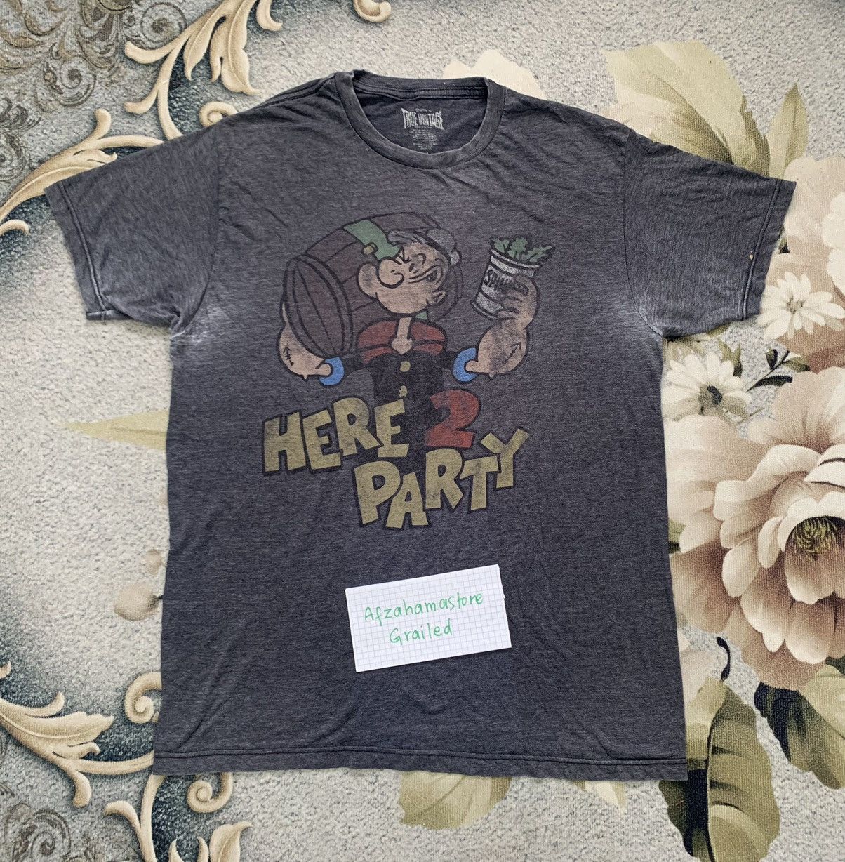 Cartoon Network True Vintage Cartoon Popeye Here 2 Party Tee Size US L / EU 52-54 / 3 - 1 Thumbnail